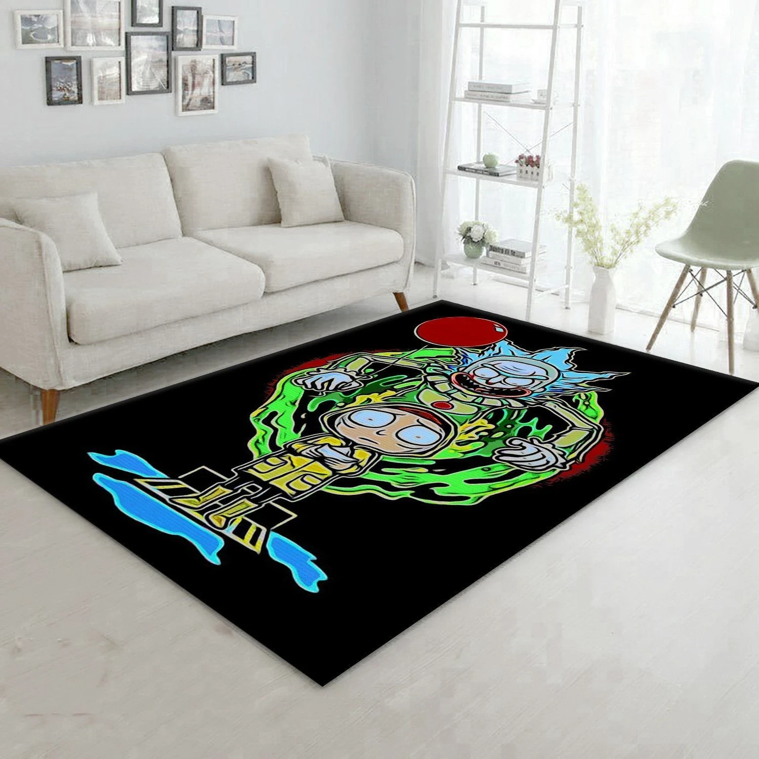 Rick And Morty Noel Gift Rug Living Room Rug Home Decor Floor Decor - Indoor Outdoor Rugs