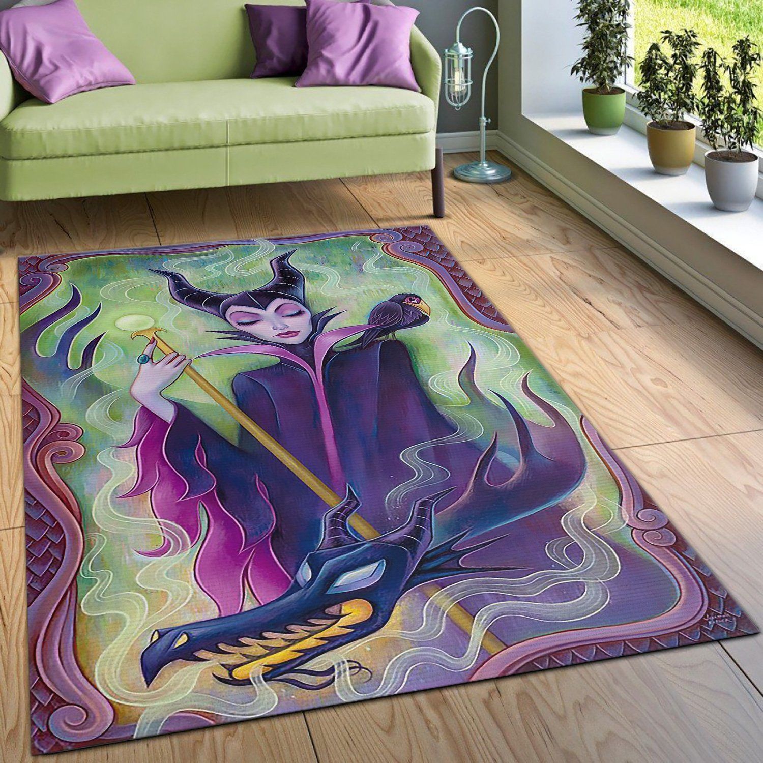 Maleficent Disney Movies Area Rugs Living Room Carpet Floor Decor The US Decor - Indoor Outdoor Rugs