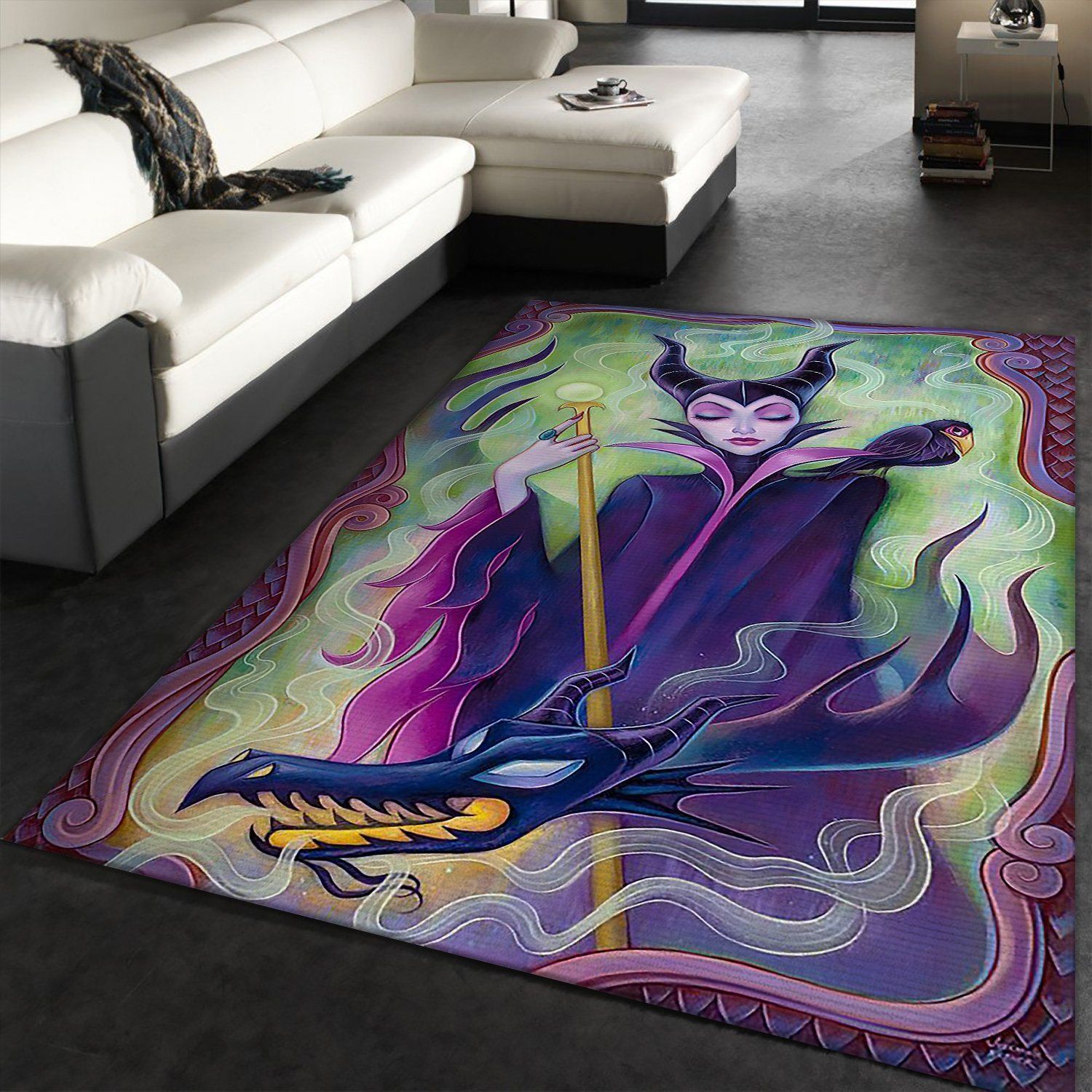 Maleficent Disney Movies Area Rugs Living Room Carpet Floor Decor The US Decor - Indoor Outdoor Rugs