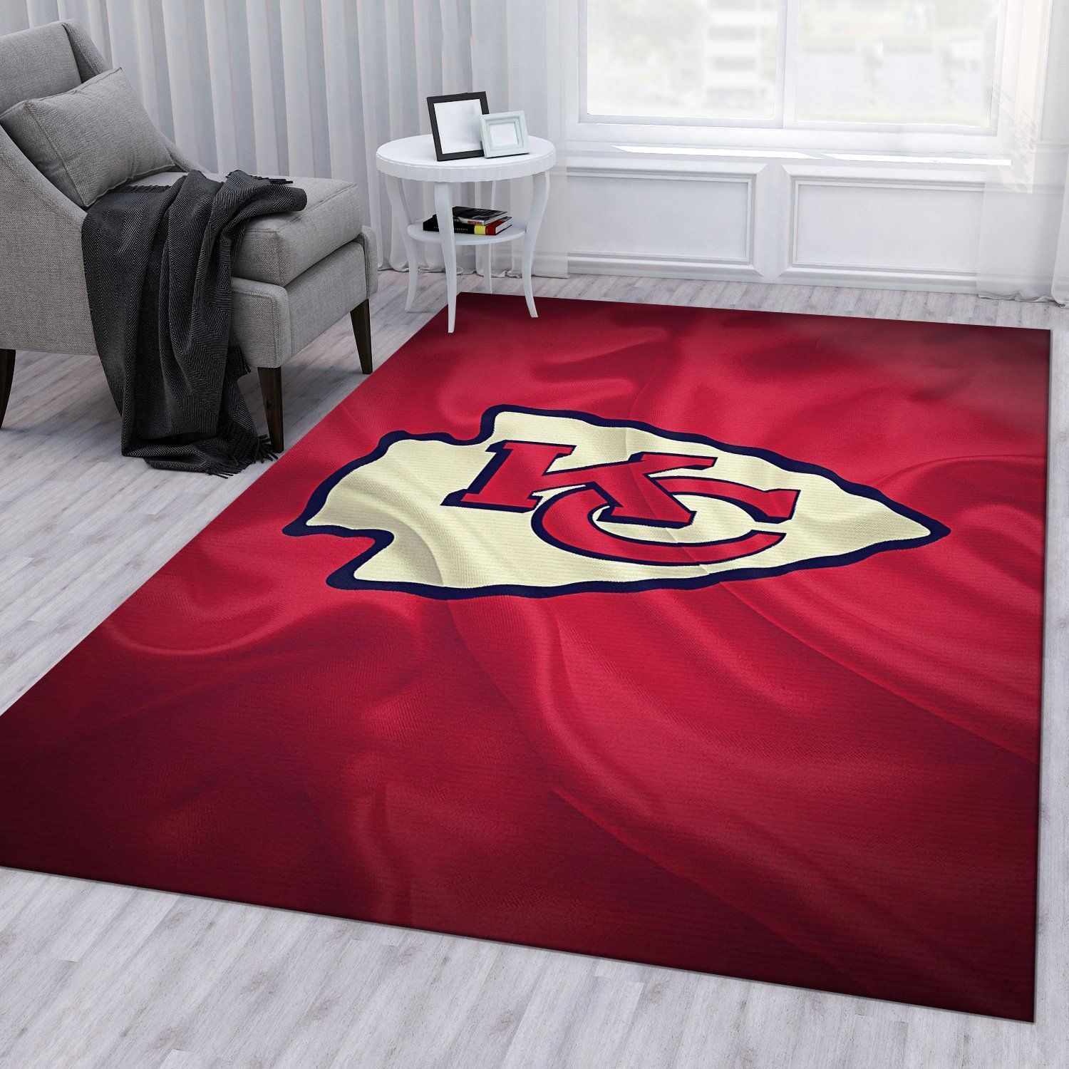 Kansas City Chiefs America Nfl Rug Bedroom Rug Home US Decor - Indoor Outdoor Rugs