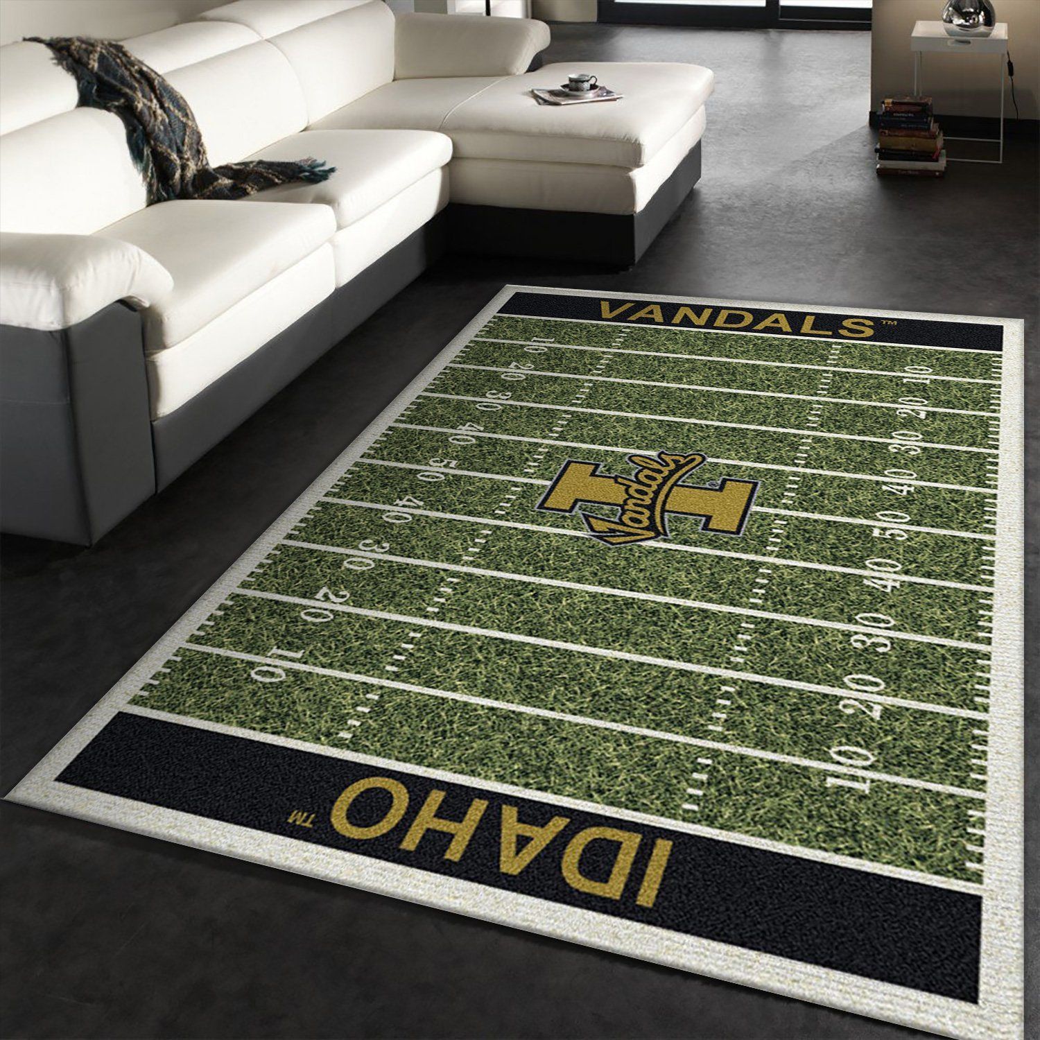 College Idaho NFL Team Logo Area Rug, Bedroom Rug, US Gift Decor - Indoor Outdoor Rugs