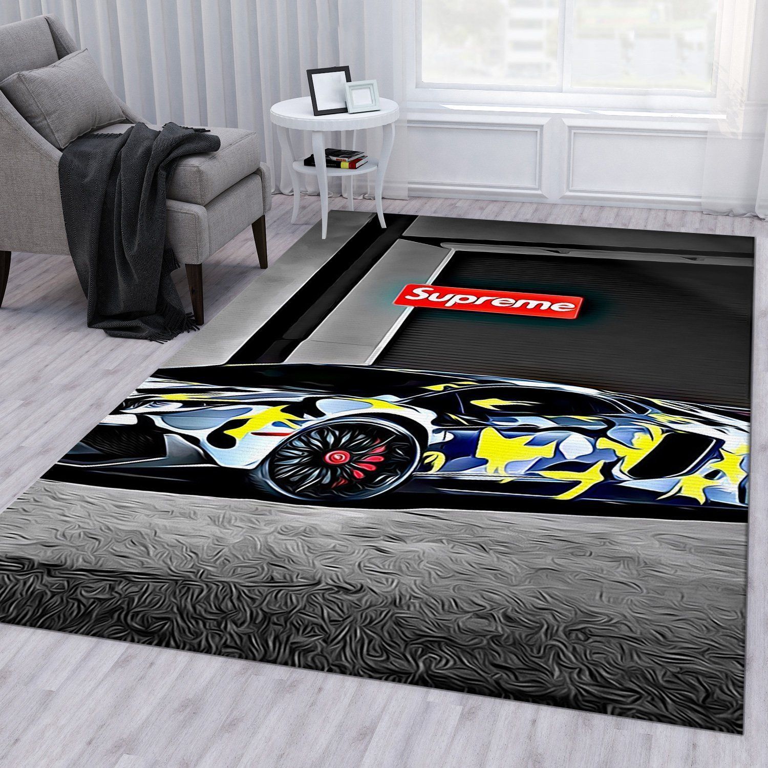 Supreme Lambo V2 Area Rug Living Room Rug US Gift Decor - Indoor Outdoor Rugs