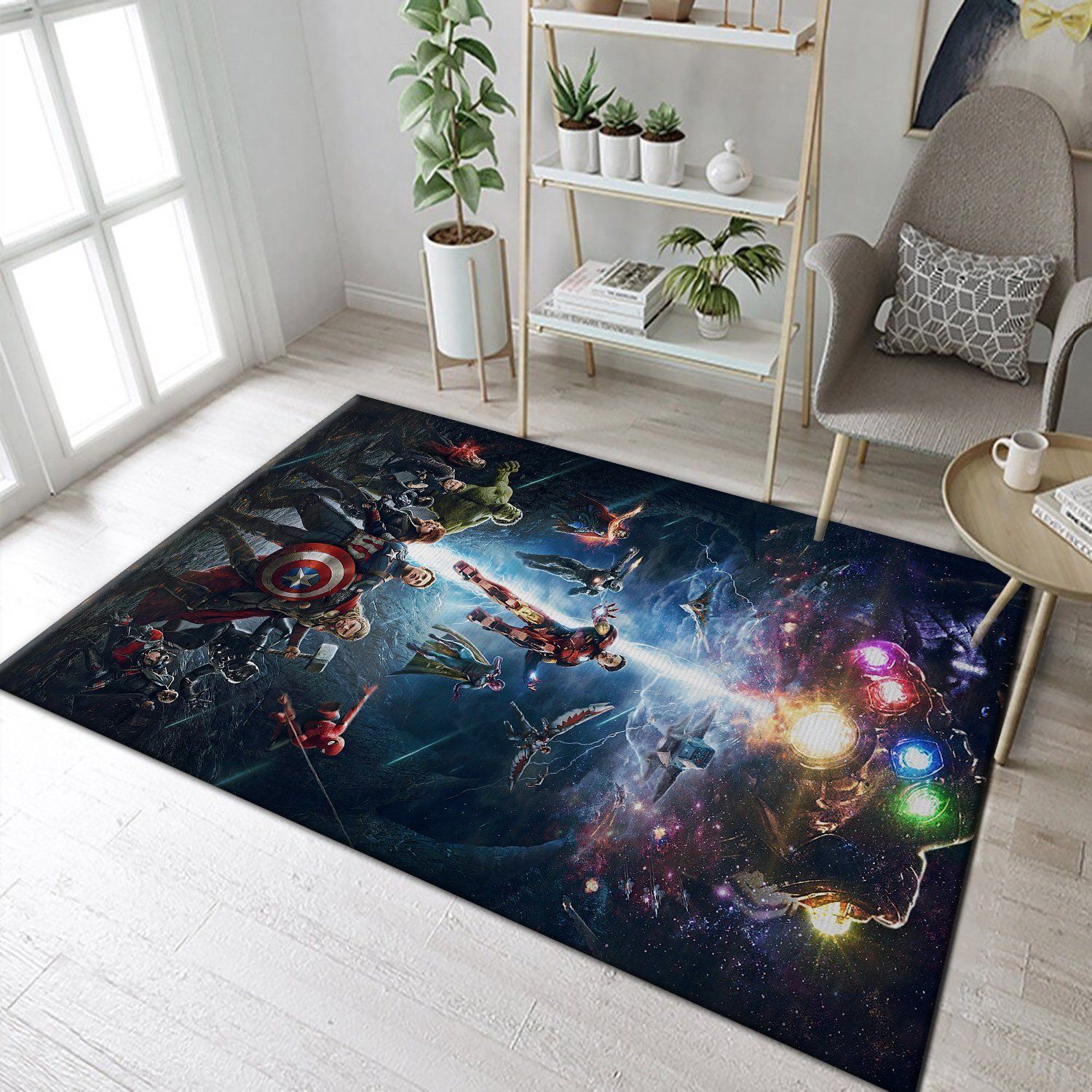 Avenger End Game Area Rugs Marvel SuperHero Movies Living Room Carpet Christmas Gift Floor Decor The US Decor - Indoor Outdoor Rugs