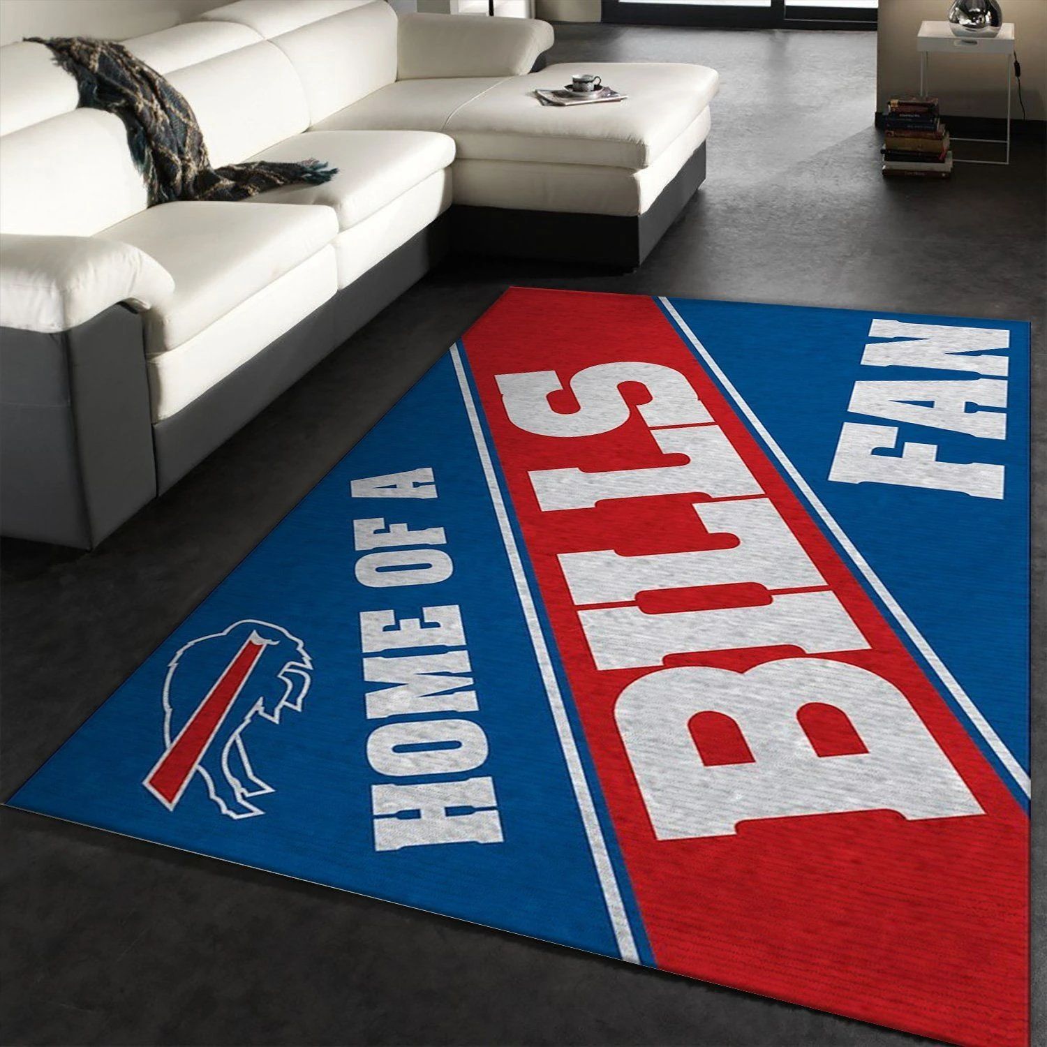 Buffalo Bills Team Rug NFL Area Rug Carpet, Kitchen Rug, Christmas Gift US Decor - Indoor Outdoor Rugs