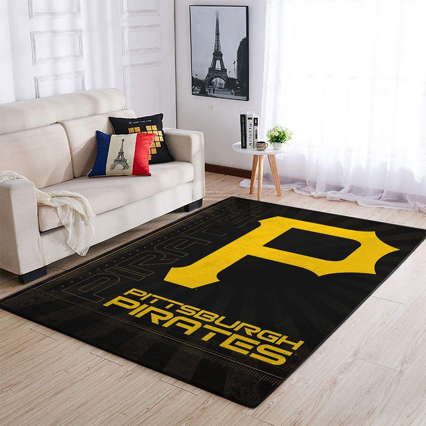 Pittsburgh Pirates Mlb Team Logo Style Nice Gift Home Decor Rectangle Area Rug - Indoor Outdoor Rugs