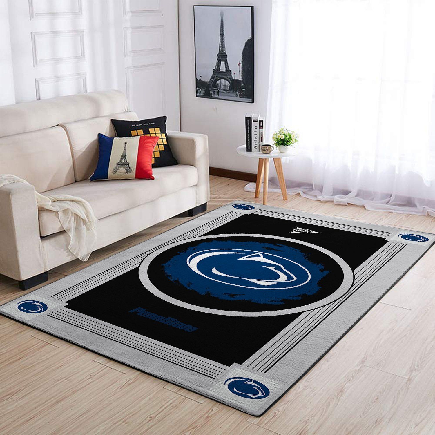 Penn State Nittany Lions Ncaa Team Logo Nice Gift Home Decor Rectangle Area Rug - Indoor Outdoor Rugs