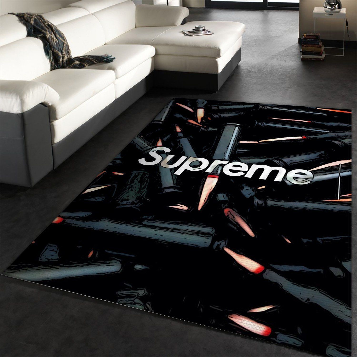 Supreme Rug Fashion Brand Rug Christmas Gift US Decor - Indoor Outdoor Rugs