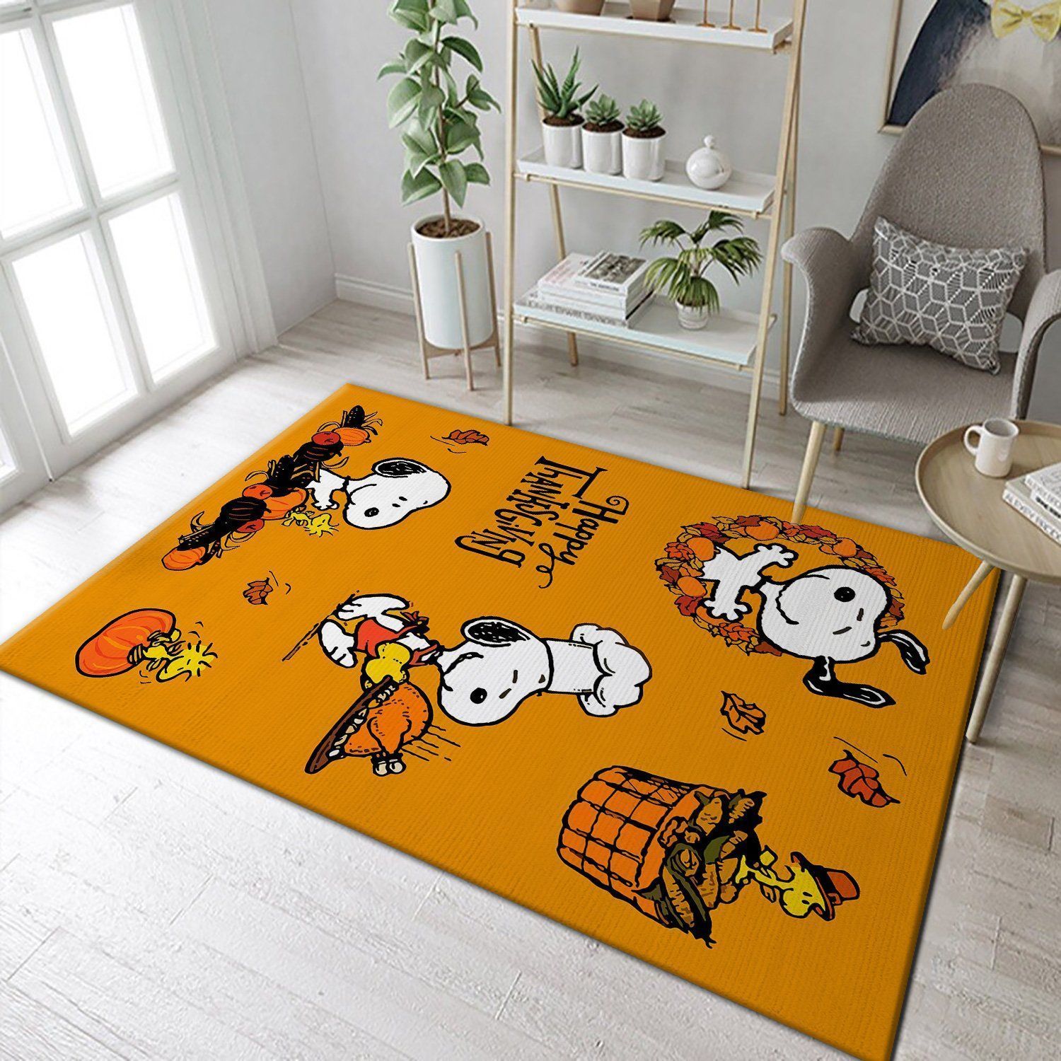 Snoopy Halloween Cartoon Movies Area Rugs Living Room Carpet Floor Decor The US D cor - Indoor Outdoor Rugs