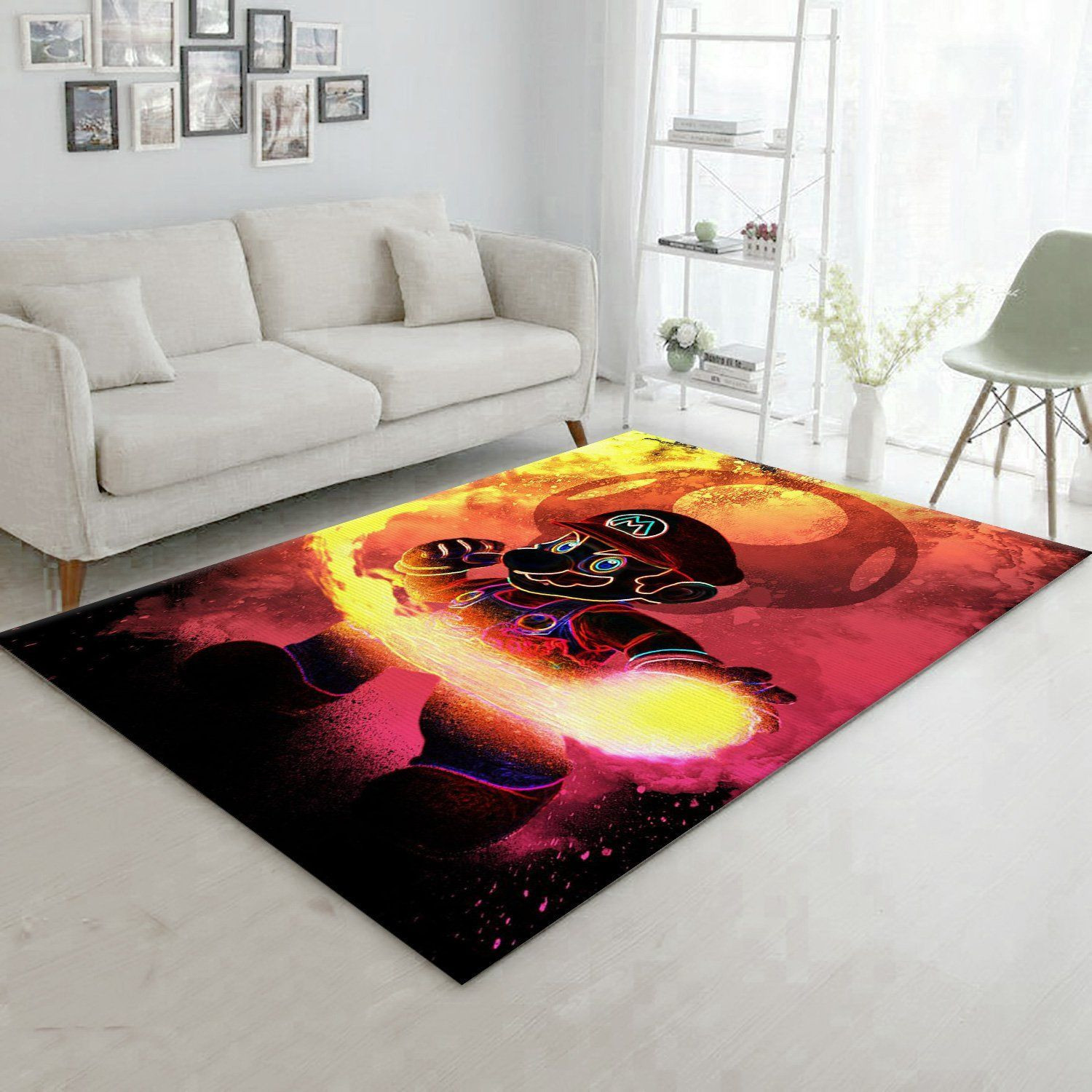 Soul Of The Red Plumber Area Rug Carpet, Kitchen Rug, US Gift Decor - Indoor Outdoor Rugs