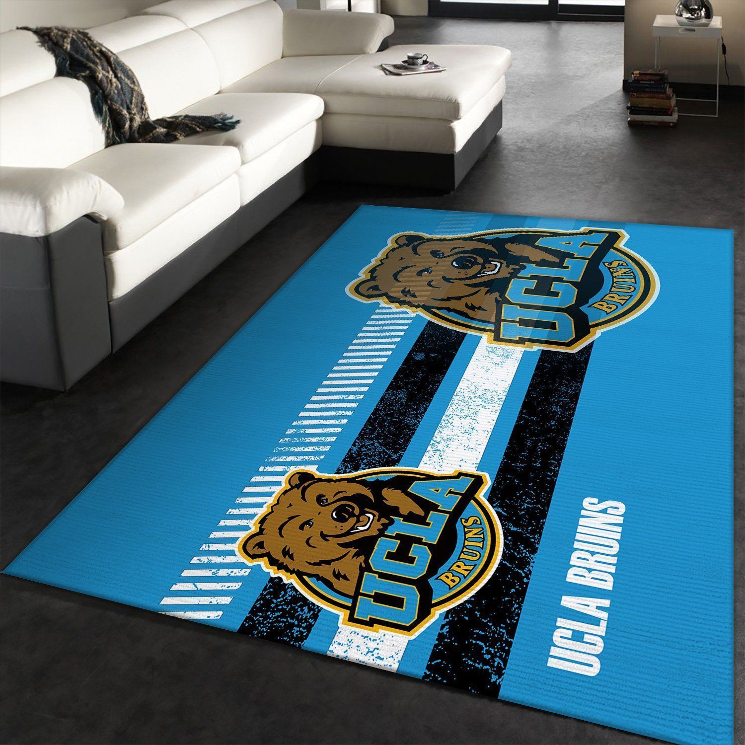 Ucla Bruins Ncaa Rug Room Carpet Sport Custom Area Floor Home Decor - Indoor Outdoor Rugs