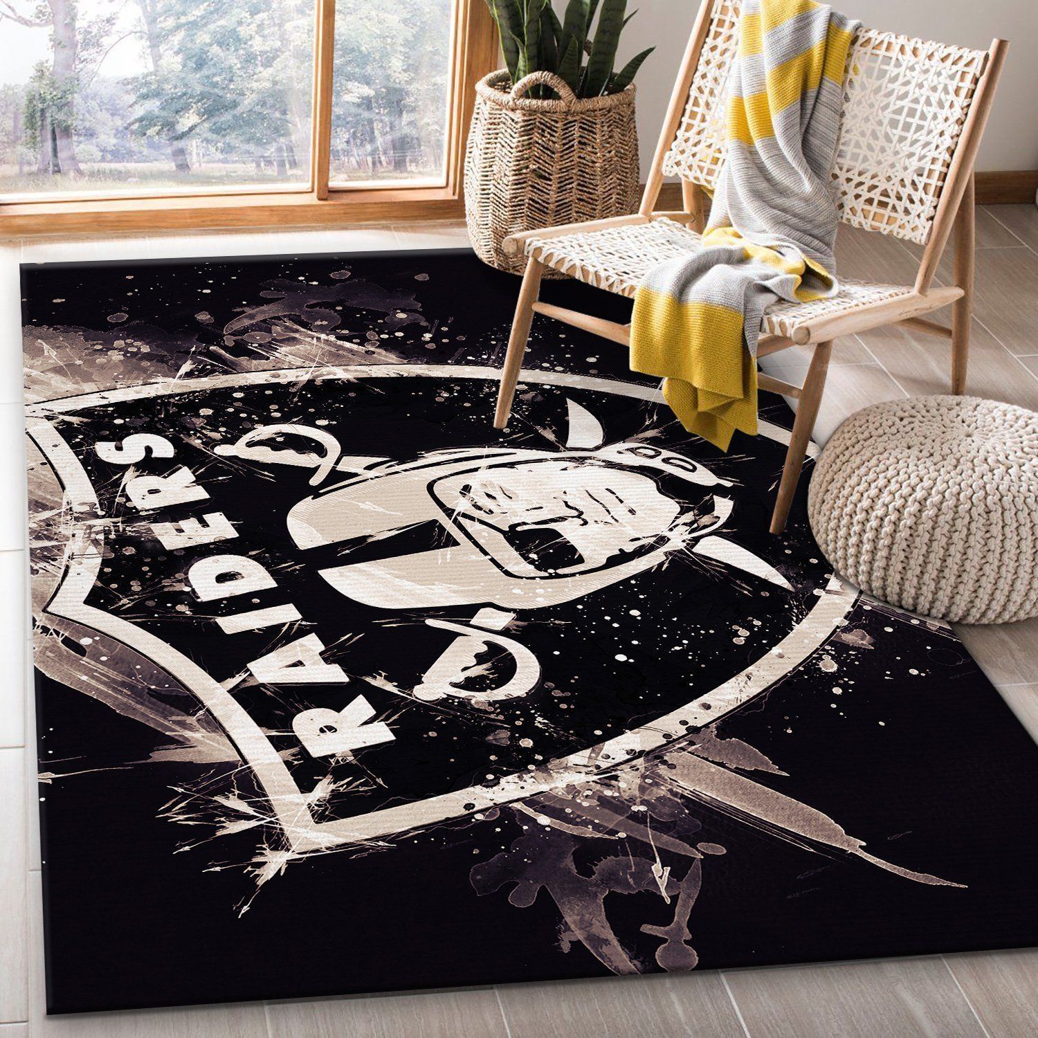 Oakland Raiders NFL Area Rugs Living Room Carpet FN041205 Local Brands Floor Decor The US Decor - Indoor Outdoor Rugs