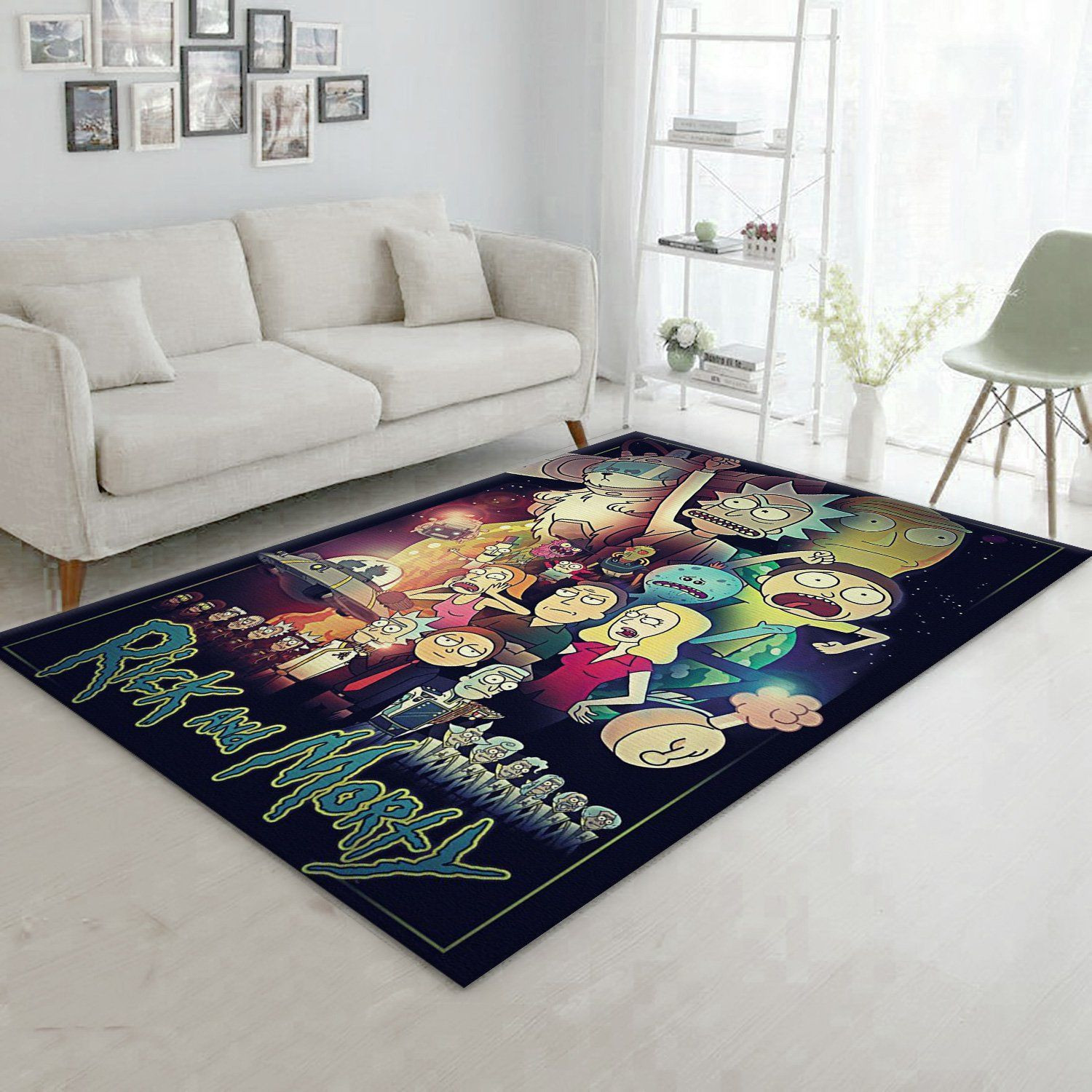 Rick And Morty Noel Gift Rug Living Room Rug Home Decor Floor Decor - Indoor Outdoor Rugs