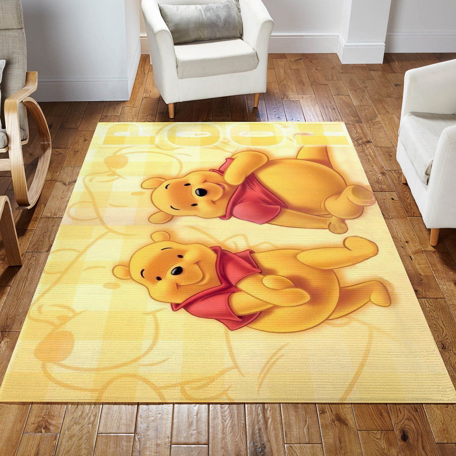 Winnie The Pooh Ver2 Rug Bedroom Rug Christmas Gift US Decor - Indoor Outdoor Rugs