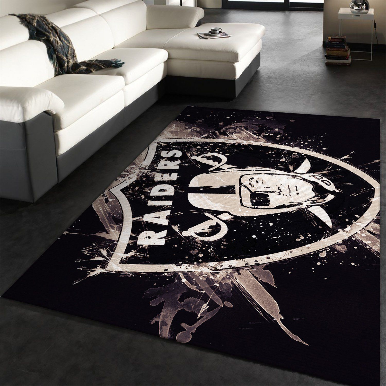 Oakland Raiders NFL Area Rugs Living Room Carpet FN041205 Local Brands Floor Decor The US Decor - Indoor Outdoor Rugs