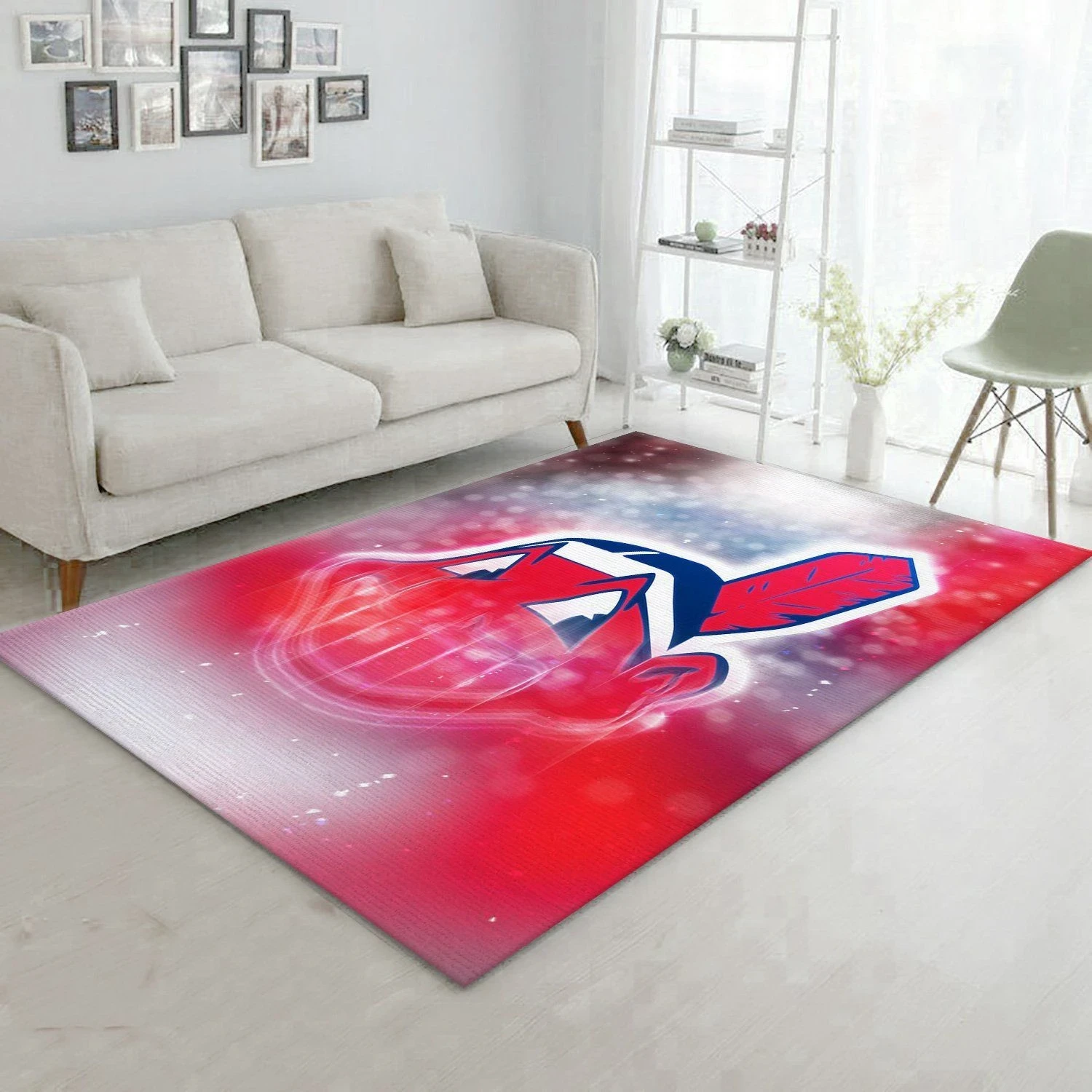 Cleveland Indians NFL Area Rug Bedroom Rug Christmas Gift US Decor - Indoor Outdoor Rugs