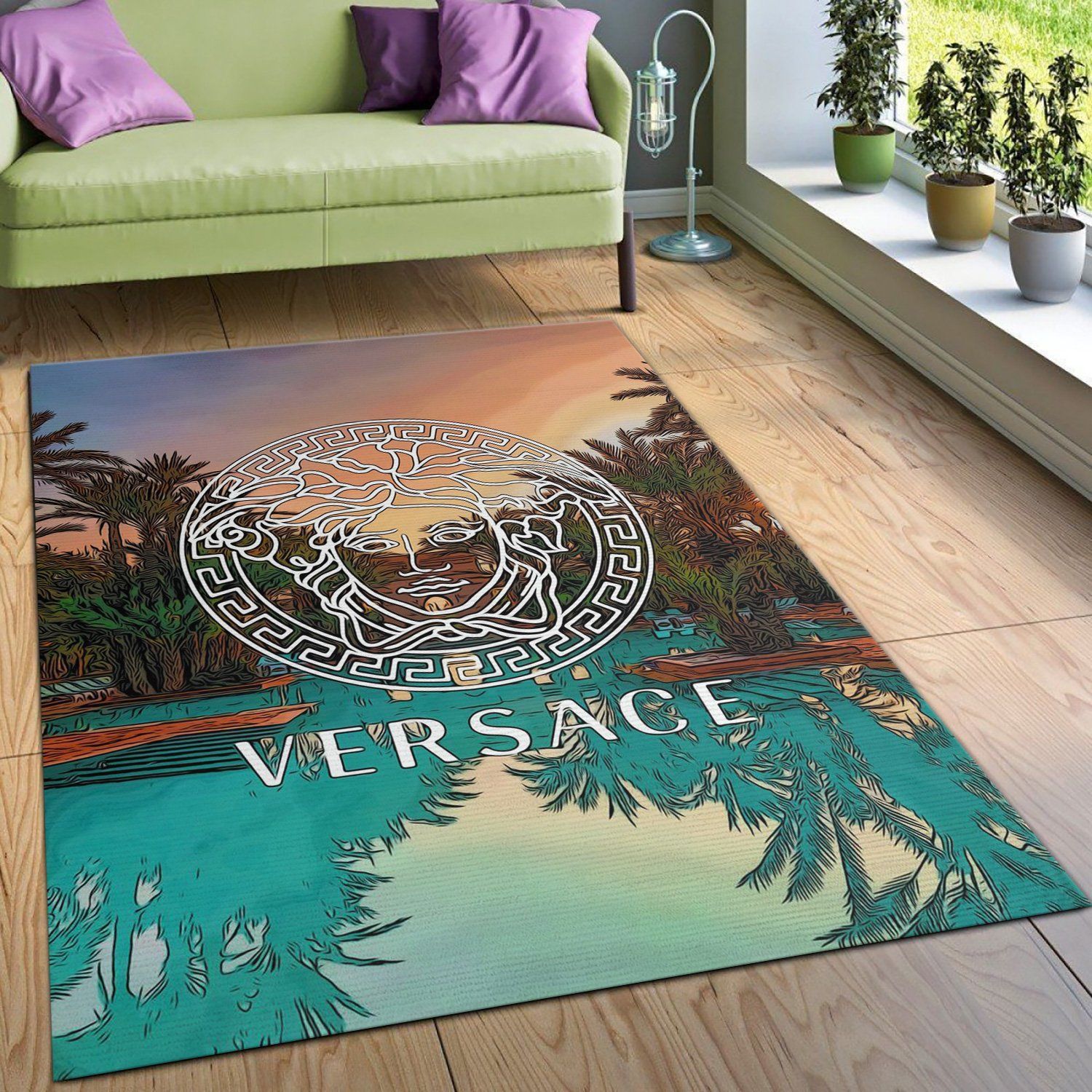 Versace Area Rugs Living Room Rug Home Decor Floor Decor - Indoor Outdoor Rugs