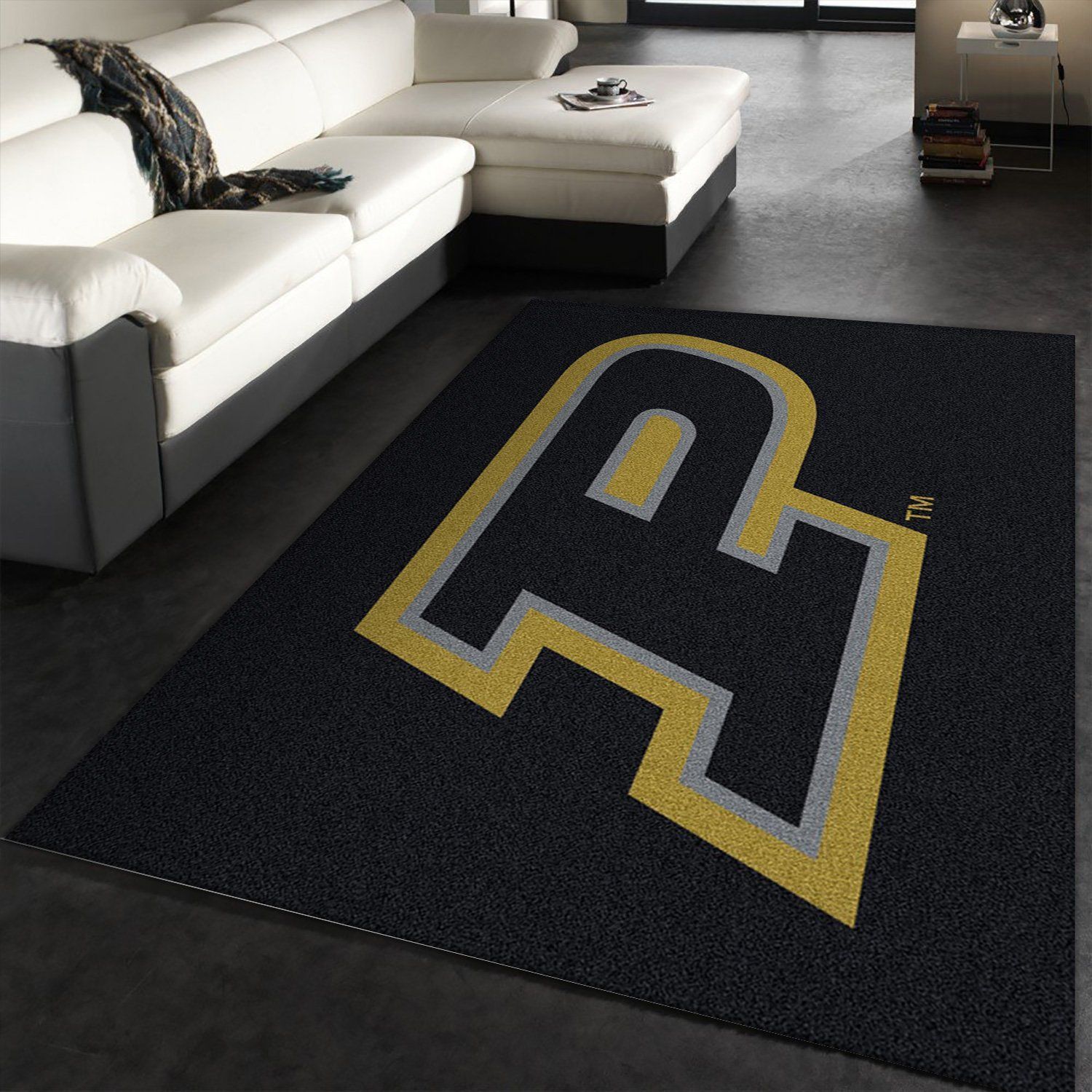 College Spirit C Purdue Sport Area Rug Carpet Team Logo Family Gift US Decor - Indoor Outdoor Rugs