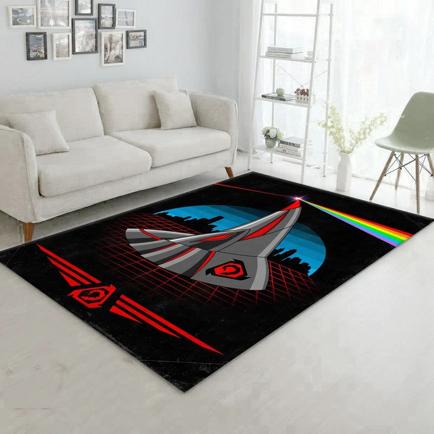 Dark Side Of Nod Area Rug For Gift Living Room Rug US Gift Decor - Indoor Outdoor Rugs