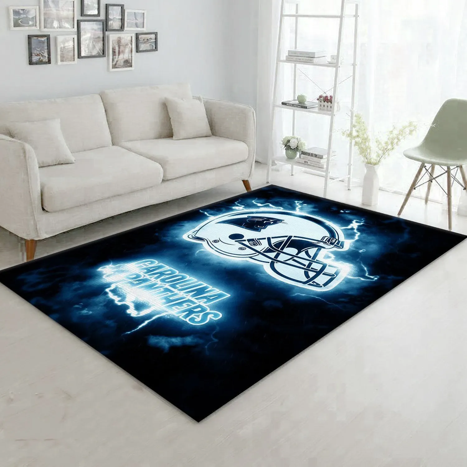 Carolina Panthers NFL Rug Bedroom Rug Home Decor Floor Decor - Indoor Outdoor Rugs