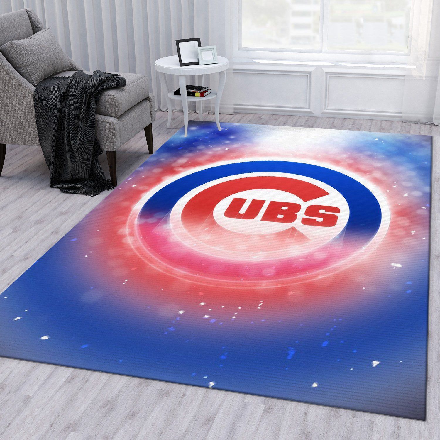 Chicago Cubs NFL Area Rug Living Room Rug Home Decor Floor Decor - Indoor Outdoor Rugs