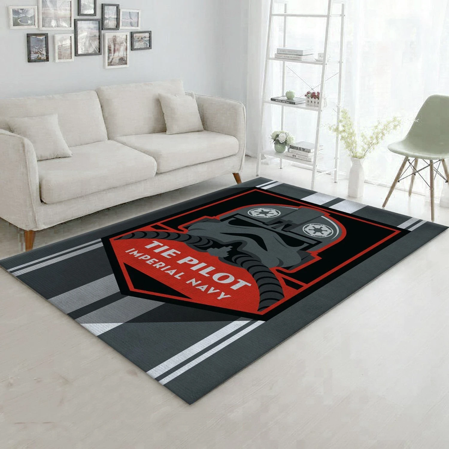 Tie Pilot Star Wars Movie Rug Star Wars Badges Arts Rug Home US Decor - Indoor Outdoor Rugs