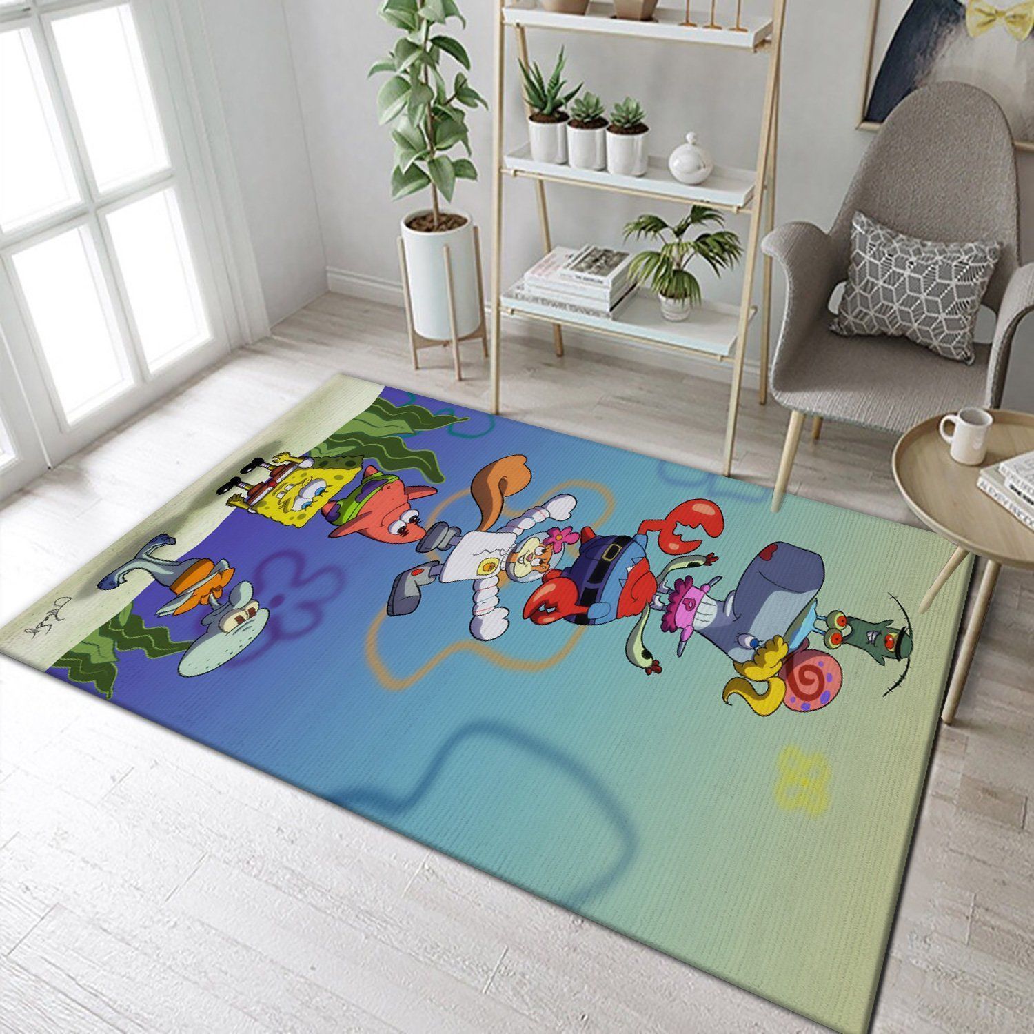 Spongebob SquarePants Area Rugs Living Room Carpet SSP91204 Local Brands Floor Decor The US Decor - Indoor Outdoor Rugs