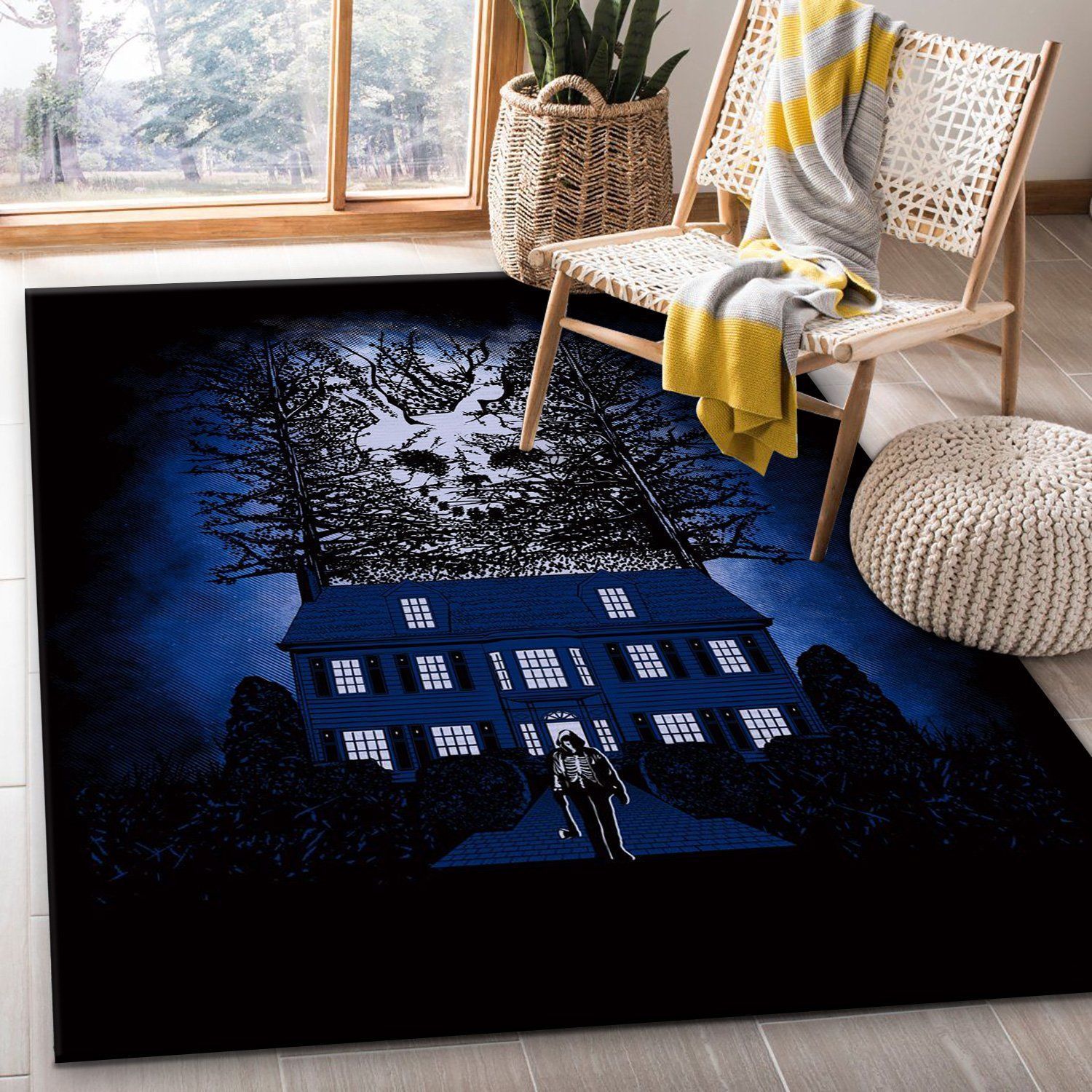 House Of Doom Area Rug, Gift for fans, Home US Decor - Indoor Outdoor Rugs