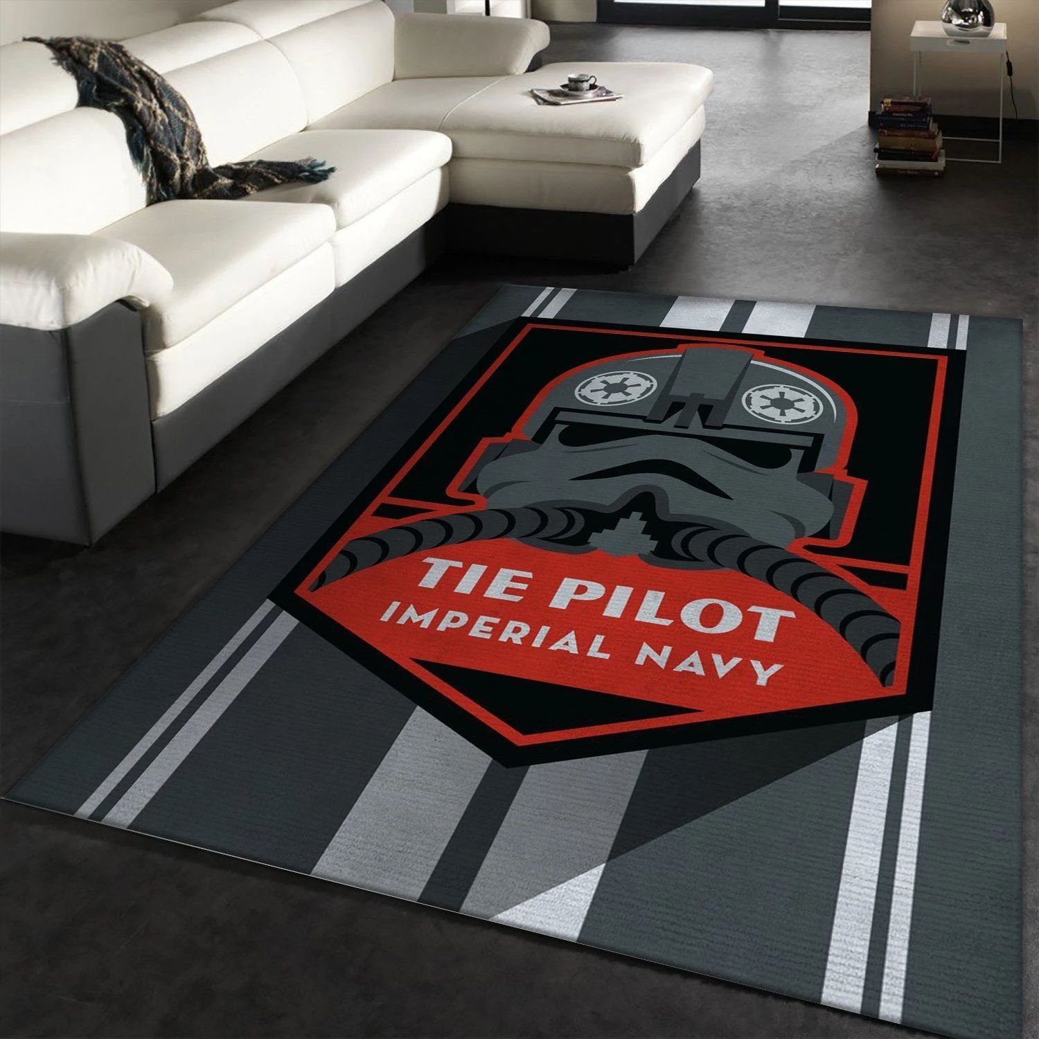 Tie Pilot Star Wars Movie Rug Star Wars Badges Arts Rug Home US Decor - Indoor Outdoor Rugs