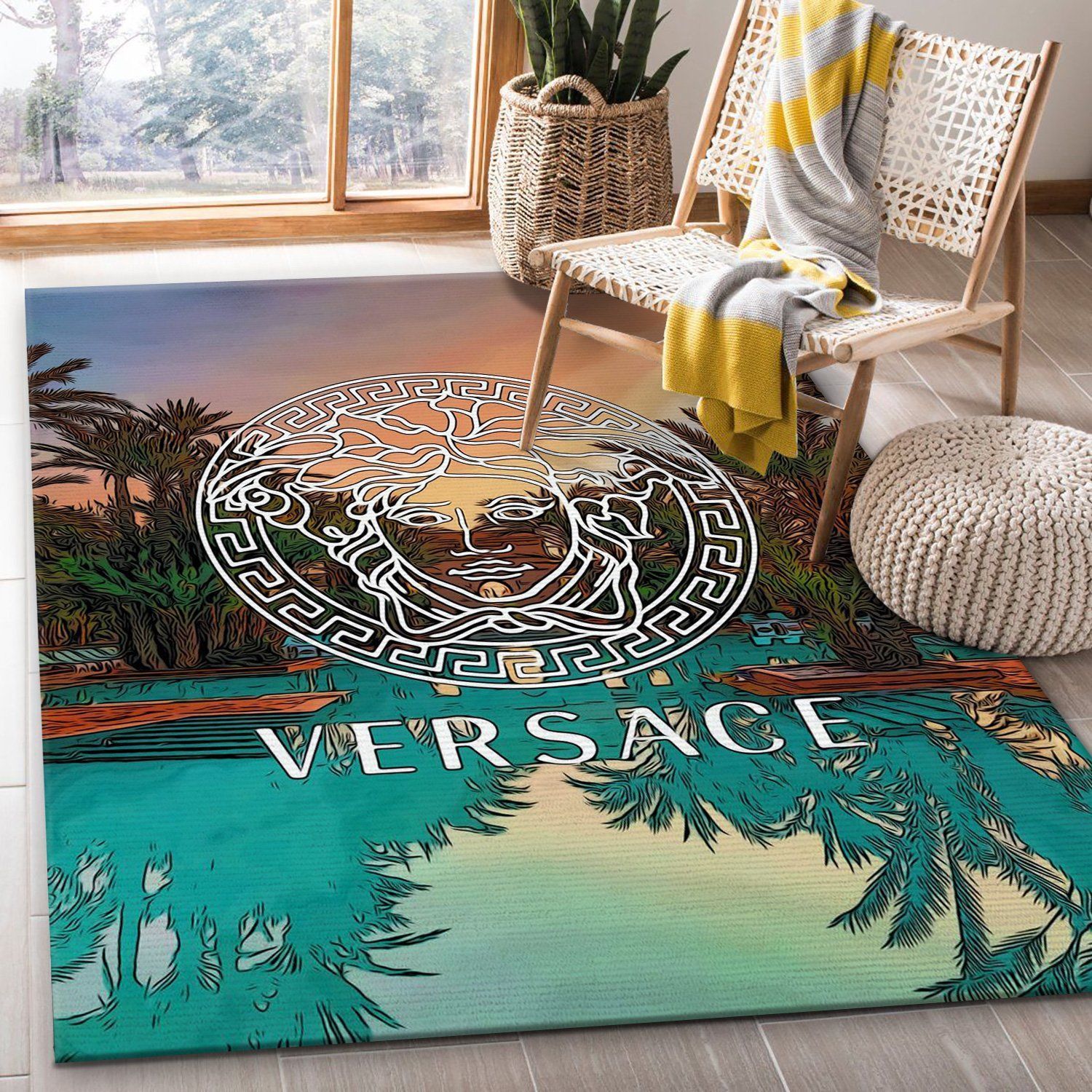 Versace Area Rugs Living Room Rug Home Decor Floor Decor - Indoor Outdoor Rugs