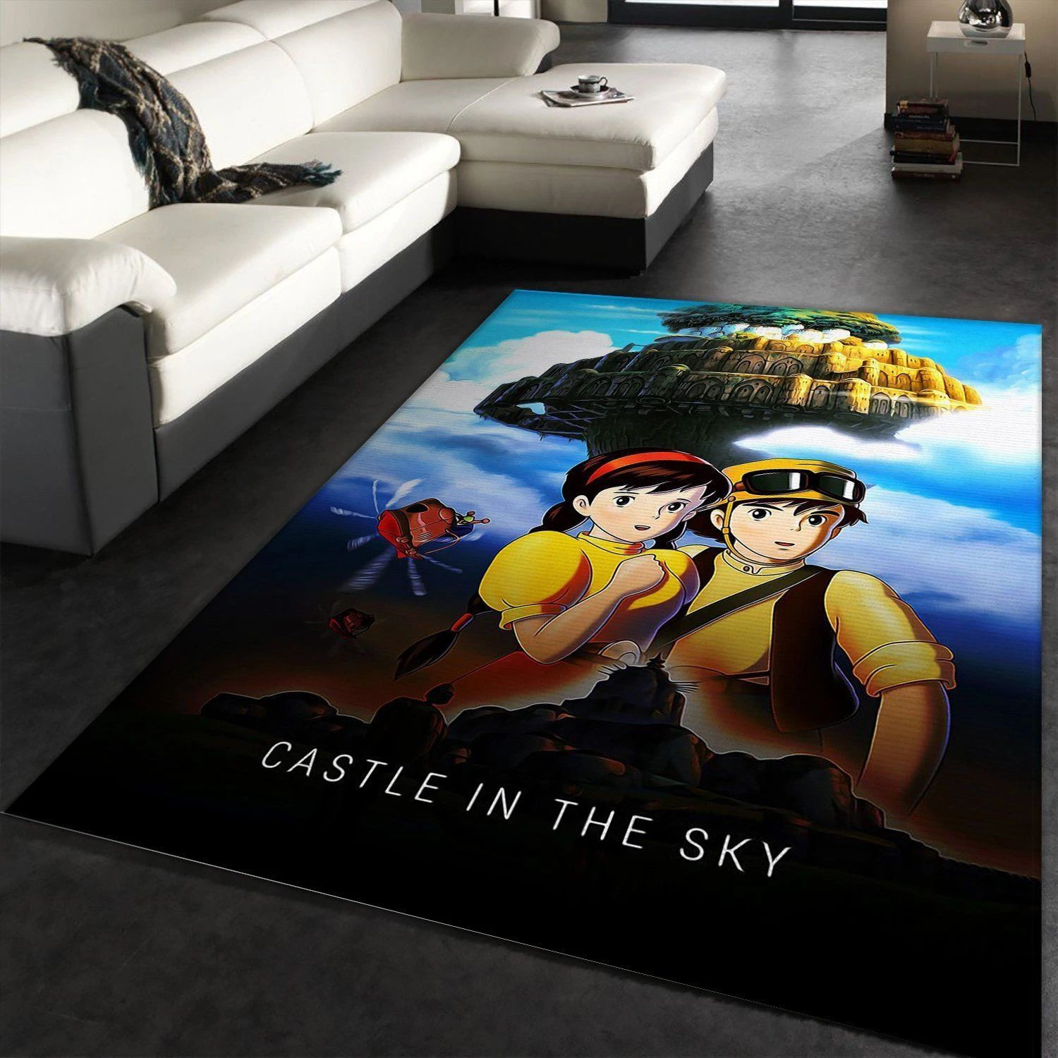 Castle In The Sky 1986 Rug Movie Rug Home Decor Floor Decor - Indoor Outdoor Rugs