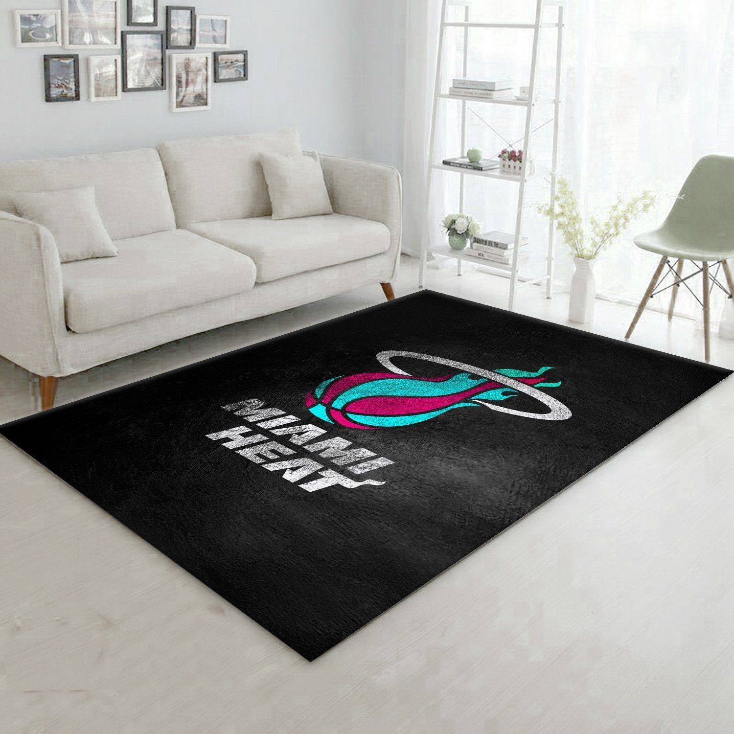 Miami Heat Vice Area Rug, Kitchen Rug, Home Decor Floor Decor - Indoor Outdoor Rugs