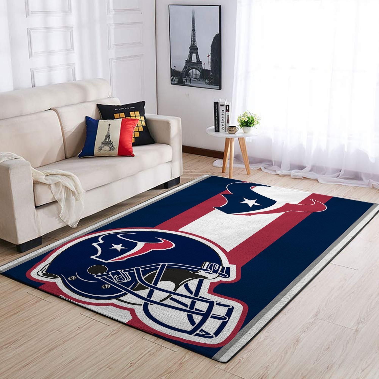 Houston Texans Nfl Team Logo Helmet Nice Gift Home Decor Area Rug Rugs For Living Room Rug Home Decor - Indoor Outdoor Rugs