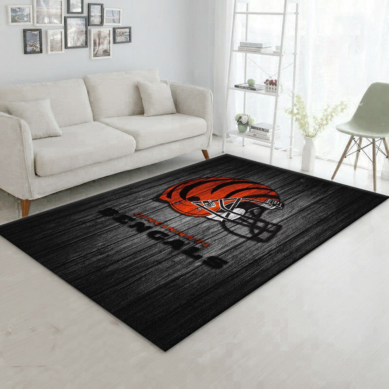 Cincinnati Bengals Nfl Team Rug Bedroom Rug US Gift Decor - Indoor Outdoor Rugs