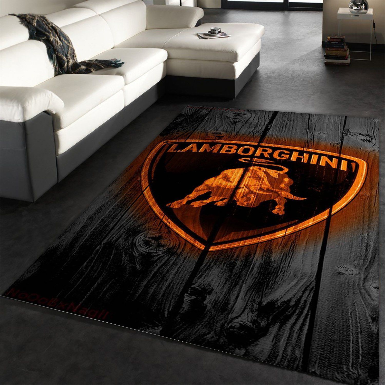 Lamborghini Logo Rug Bedroom Rug Christmas Gift US Decor - Indoor Outdoor Rugs