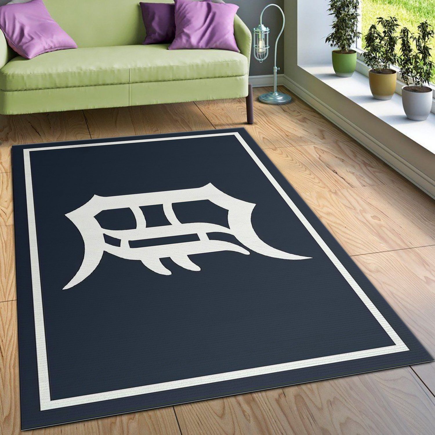 Detroit Tigers Imperial Spirit Rug MLB Area Rug, Living room and bedroom Rug, Home Decor Floor Decor - Indoor Outdoor Rugs