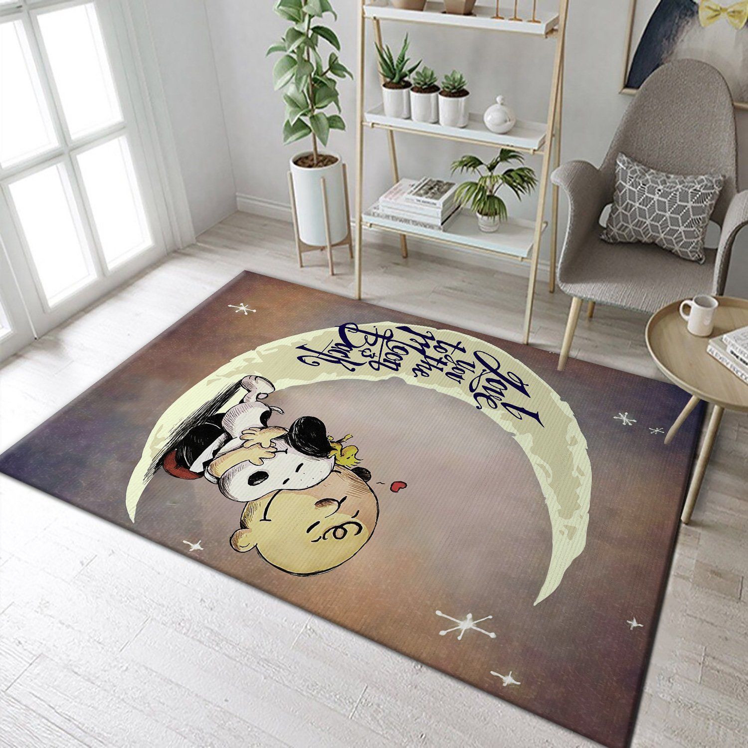 Snoopy Rug Christmas Carpet SN08 Floor Decor The US Decor - Indoor Outdoor Rugs