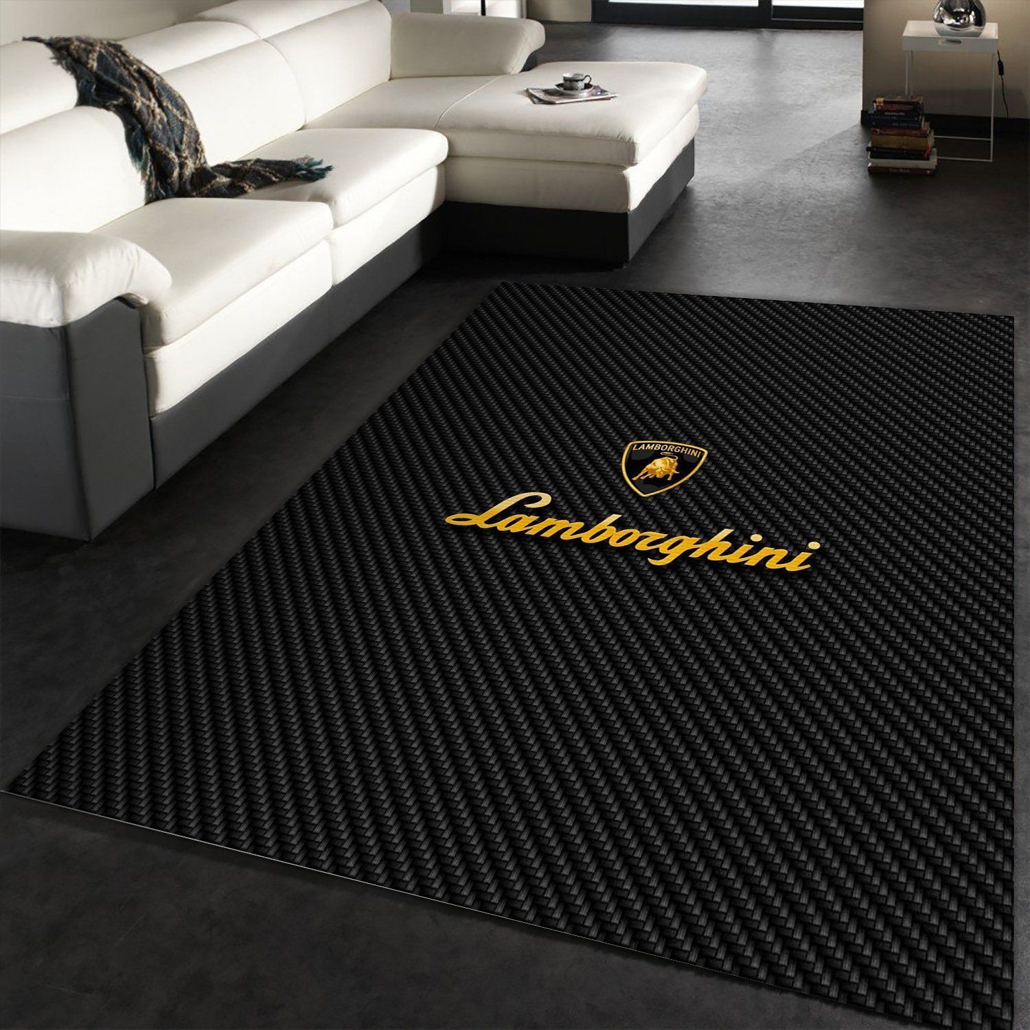 Lamborghini Carbon Area Rugs Bedroom Rug Christmas Gift US Decor - Indoor Outdoor Rugs