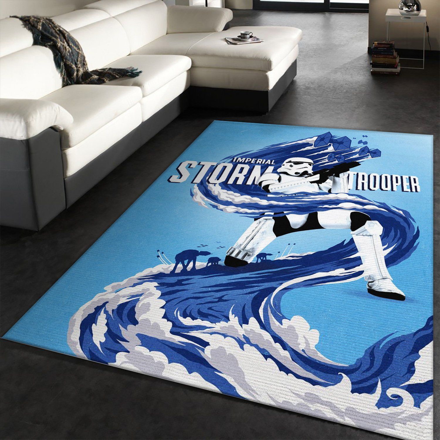 Stormtrooper Star Wars Movie Rug Star Wars Funky Explosions Home US Decor - Indoor Outdoor Rugs