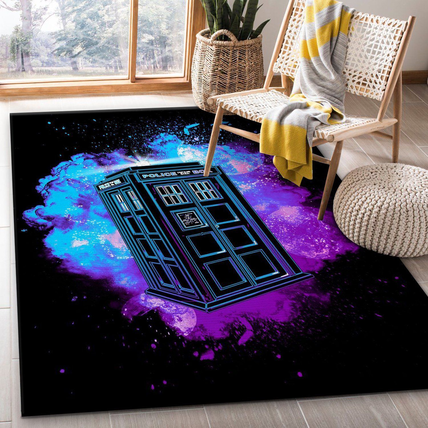 Soul Of The Cosmos Travel Anime Hero Area Rug, Living Room Rug, Christmas Gift US Decor - Indoor Outdoor Rugs