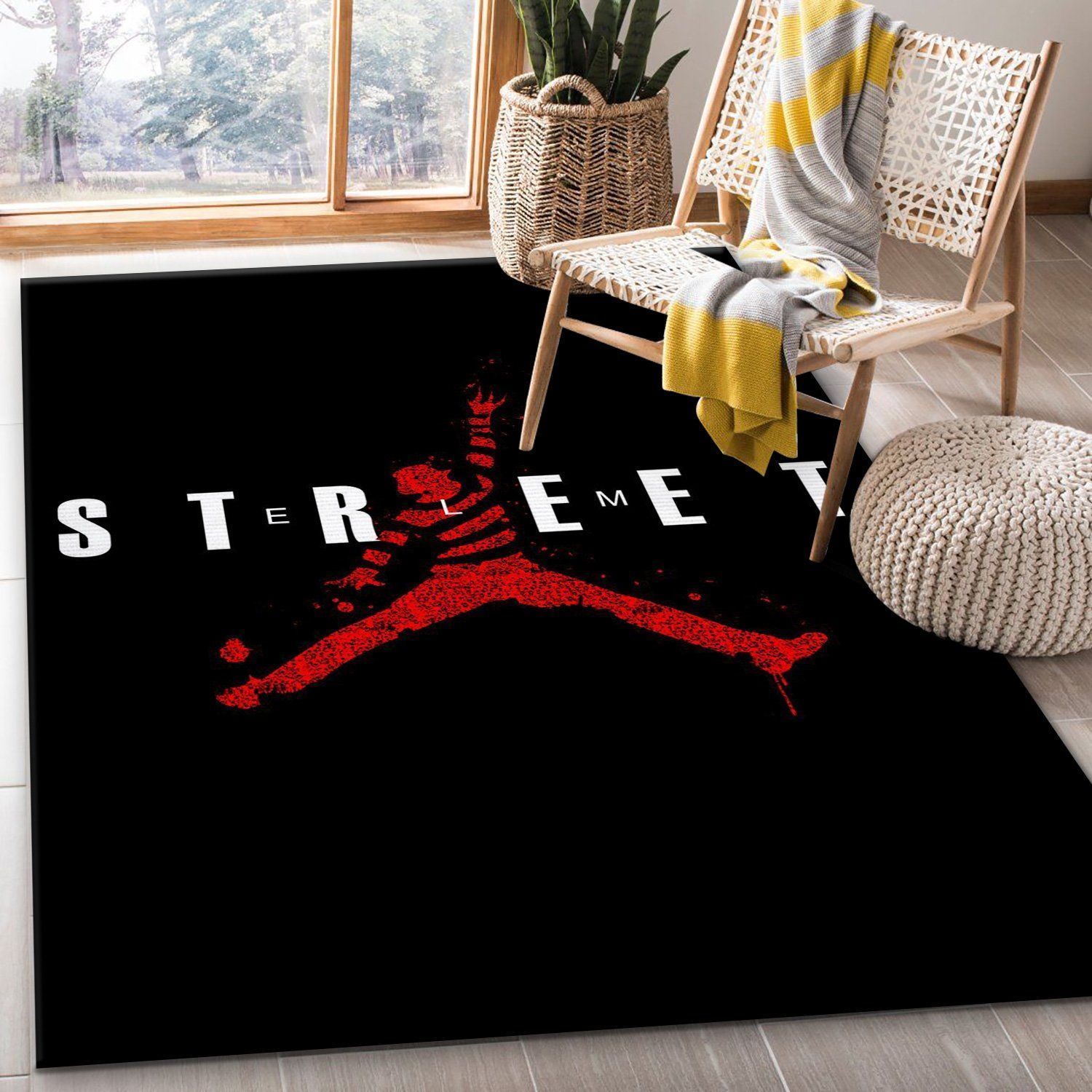 Elm Street Freddy Jumpman Jordan Area Rug For Christmas Bedroom Rug Christmas Gift US Decor - Indoor Outdoor Rugs