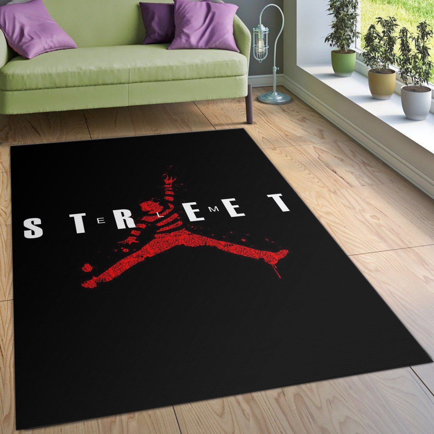 Elm Street Freddy Jumpman Jordan Area Rug For Christmas Bedroom Rug Christmas Gift US Decor - Indoor Outdoor Rugs