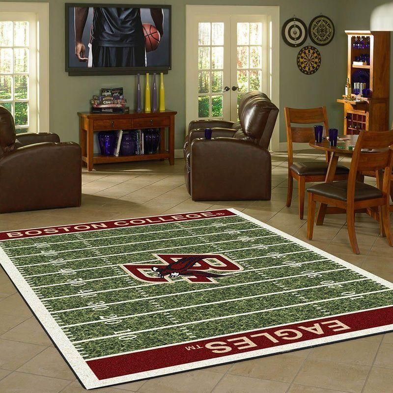 Nfl Football Fans Boston College Eagles Home Field Area Rug Sport Home Decor - Indoor Outdoor Rugs