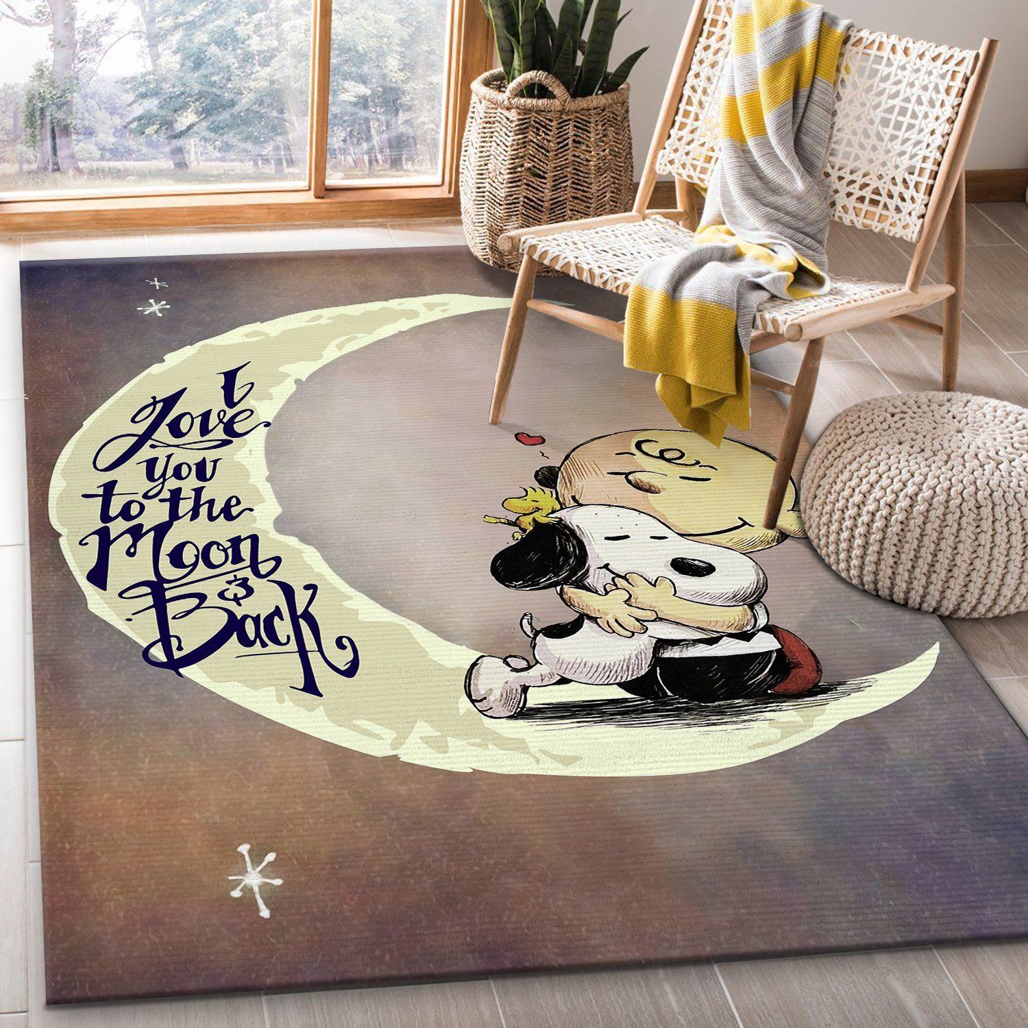 Snoopy Rug Christmas Carpet SN08 Floor Decor The US Decor - Indoor Outdoor Rugs