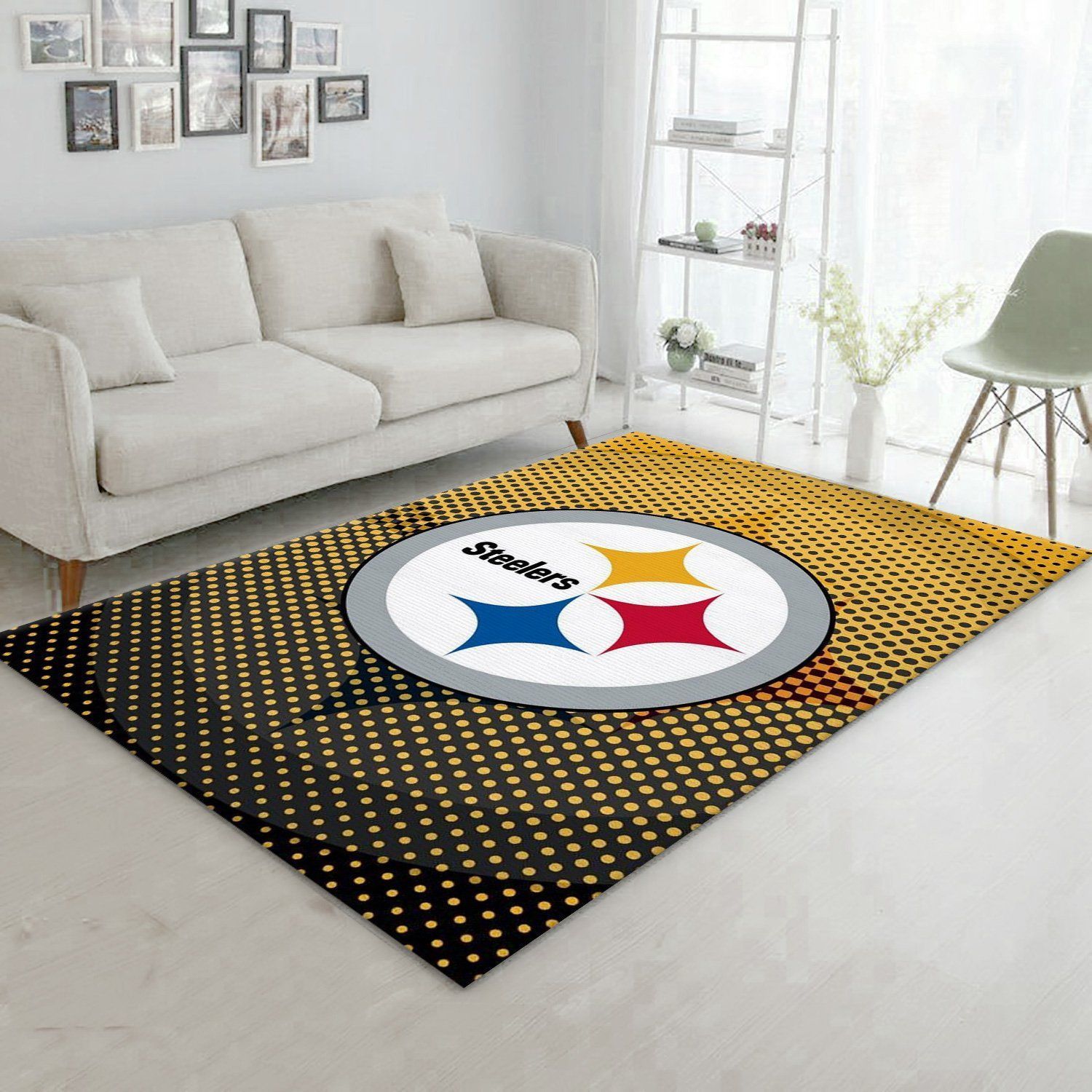 Pittsburgh Steelers 9 Nfl Rug Living Room Rug Home US Decor - Indoor Outdoor Rugs