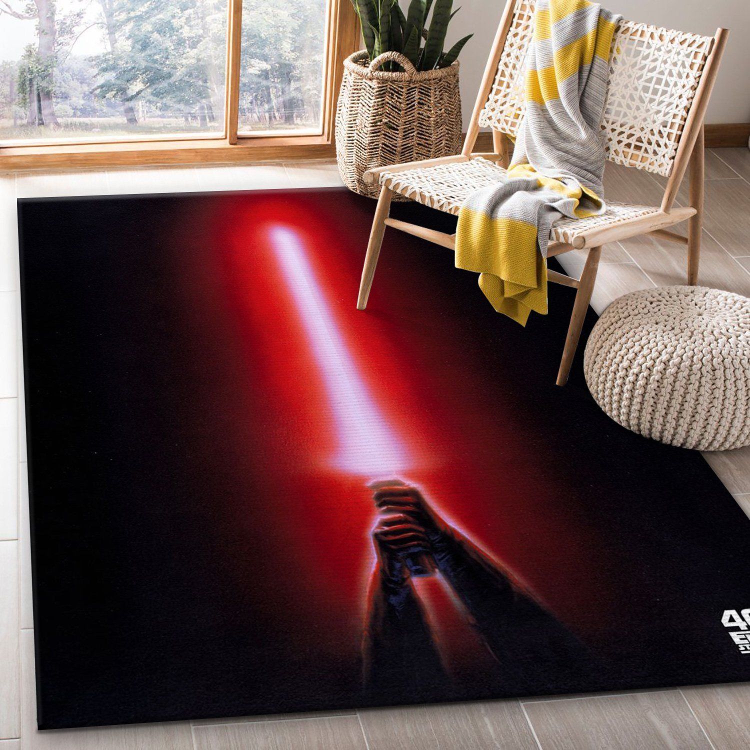 Red Star War Area Rug Carpet, Living Room Rug, Family Gift US Decor - Indoor Outdoor Rugs