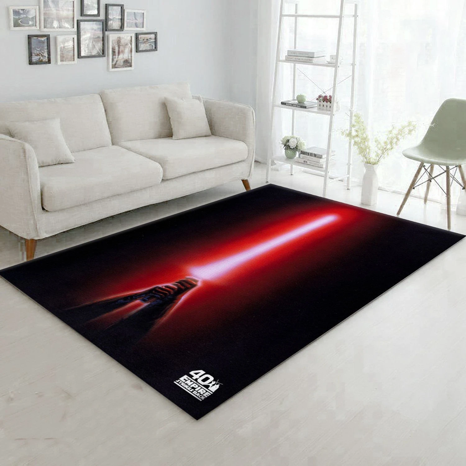 Red Star War Area Rug Carpet, Living Room Rug, Family Gift US Decor - Indoor Outdoor Rugs