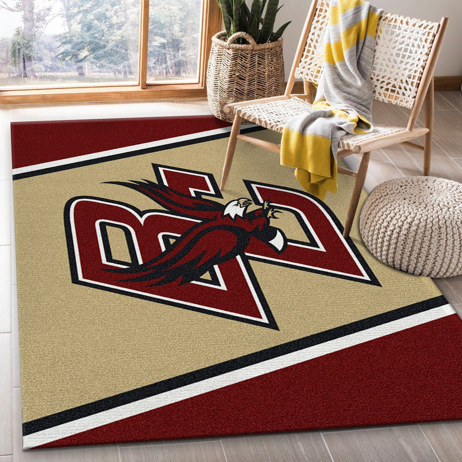 College Spirit Boston College Sport Area Rug For Christmas Team Logo Home Decor Floor Decor - Indoor Outdoor Rugs