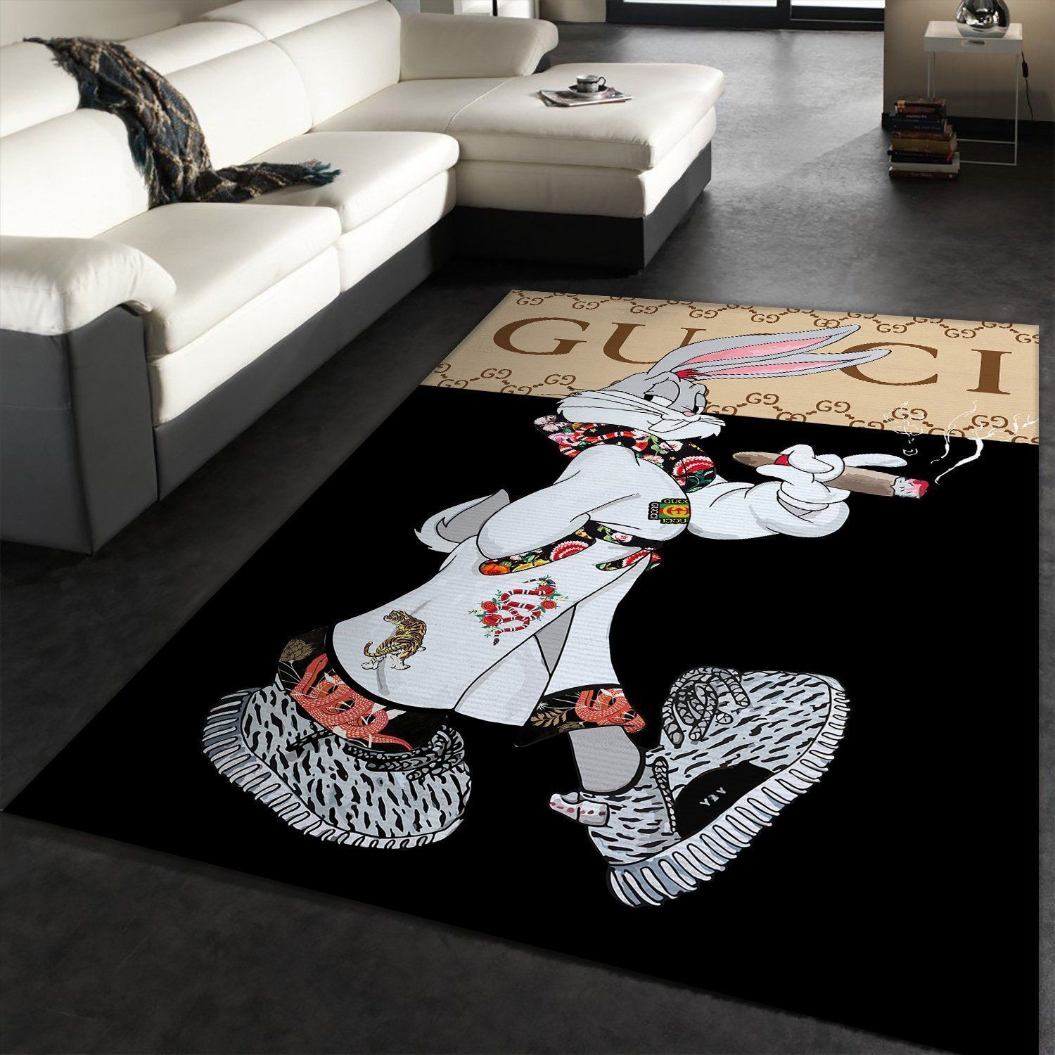 Gucci Area Rugs Living Room Carpet Home Rug Christmas Gift Floor Decor The US - Indoor Outdoor Rugs