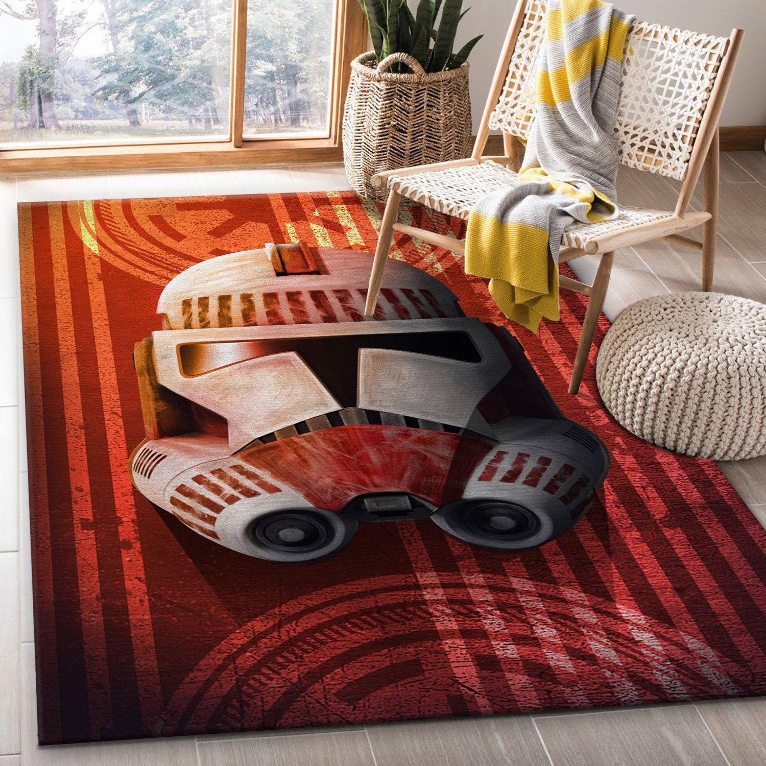 Commander Thire Star War Rug, Living Room Rug, US Gift Decor - Indoor Outdoor Rugs