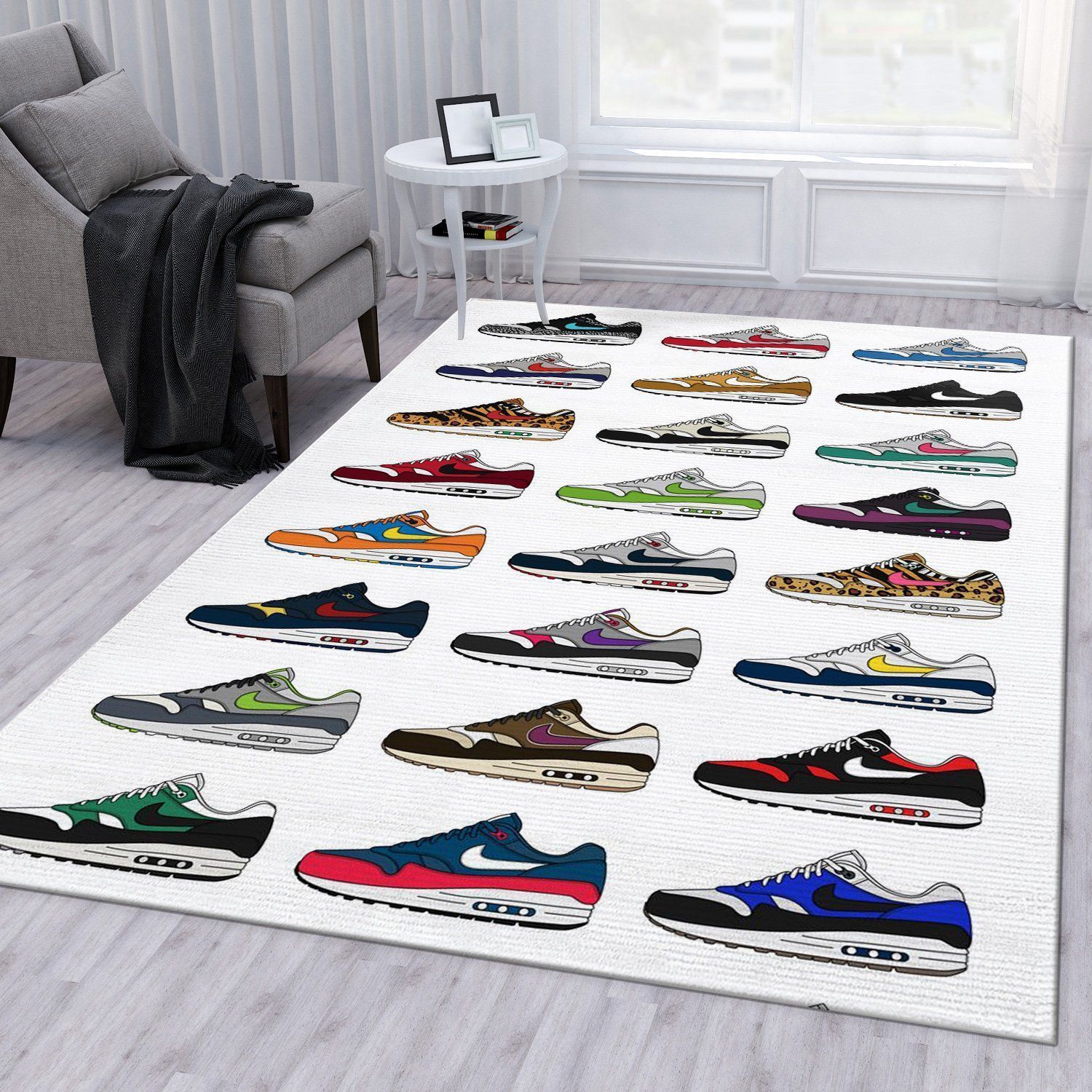 Air Max Fashion Brand Area Rug Bedroom Rug US Gift Decor - Indoor Outdoor Rugs